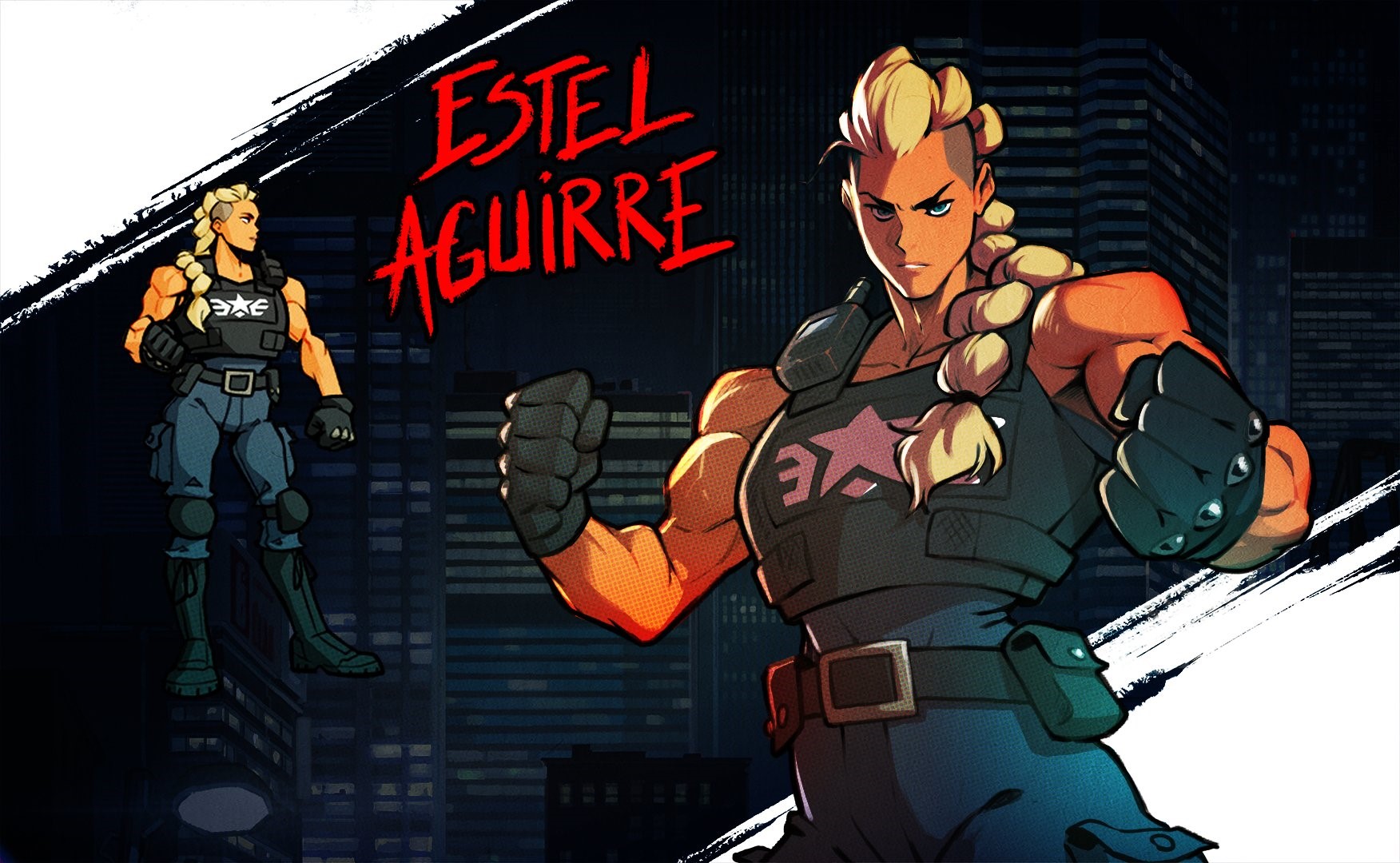 Estel Aguirre from Streets of Rage 4 HD Wallpaper