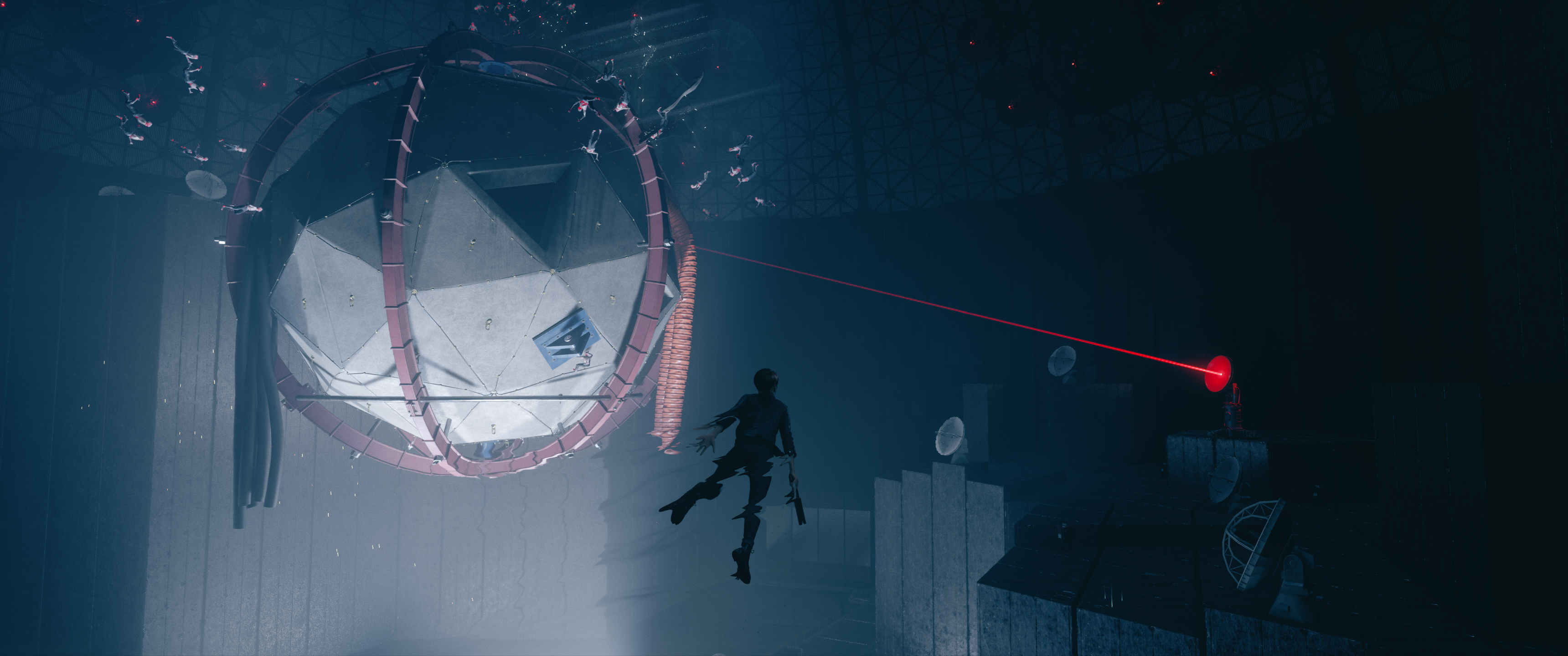Jesse Faden from Control in a large chamber HD Wallpaper