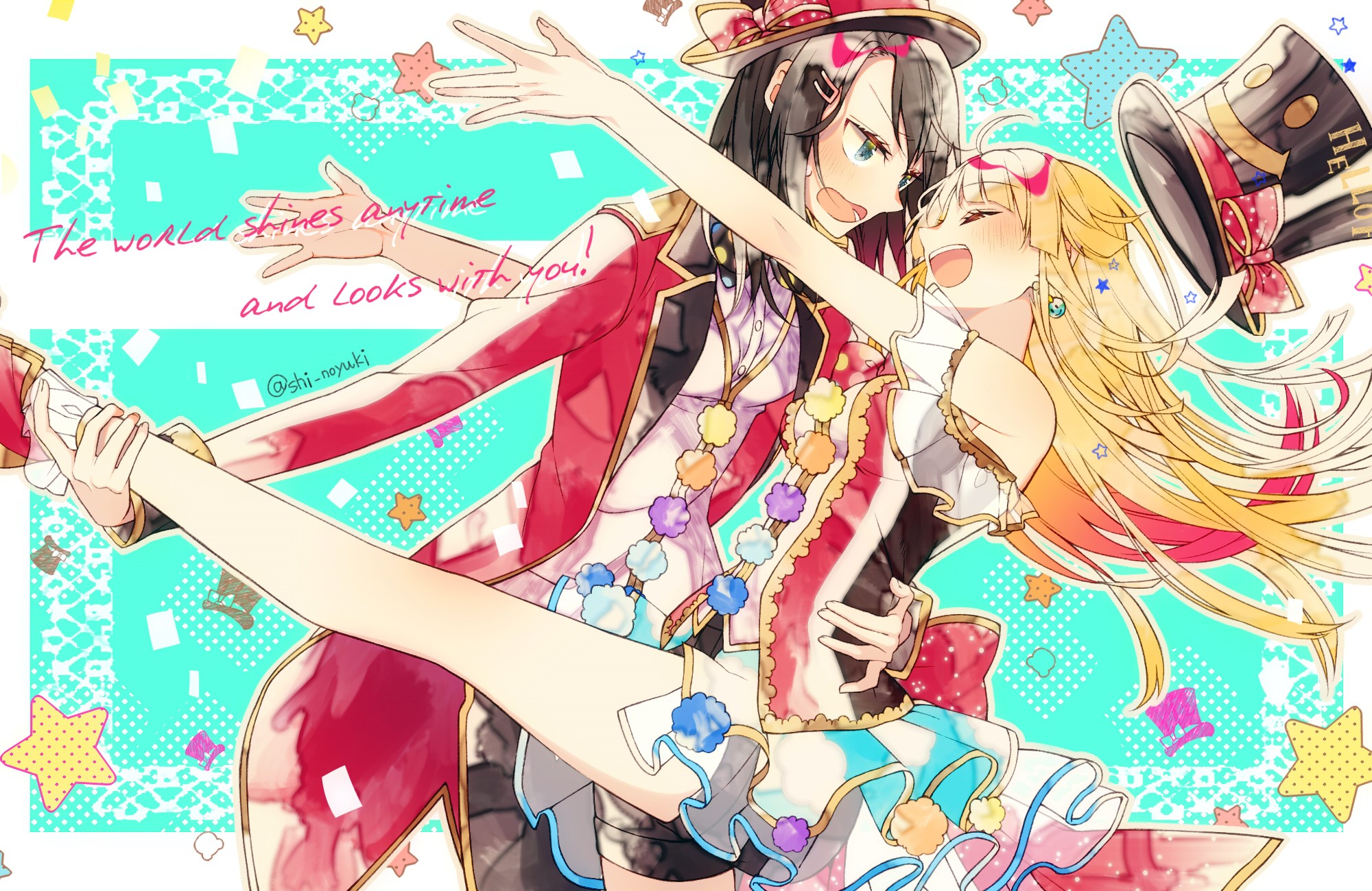 Tsurumaki Kokoro and Okusawa Misaki from BanG Dream! HD Wallpaper