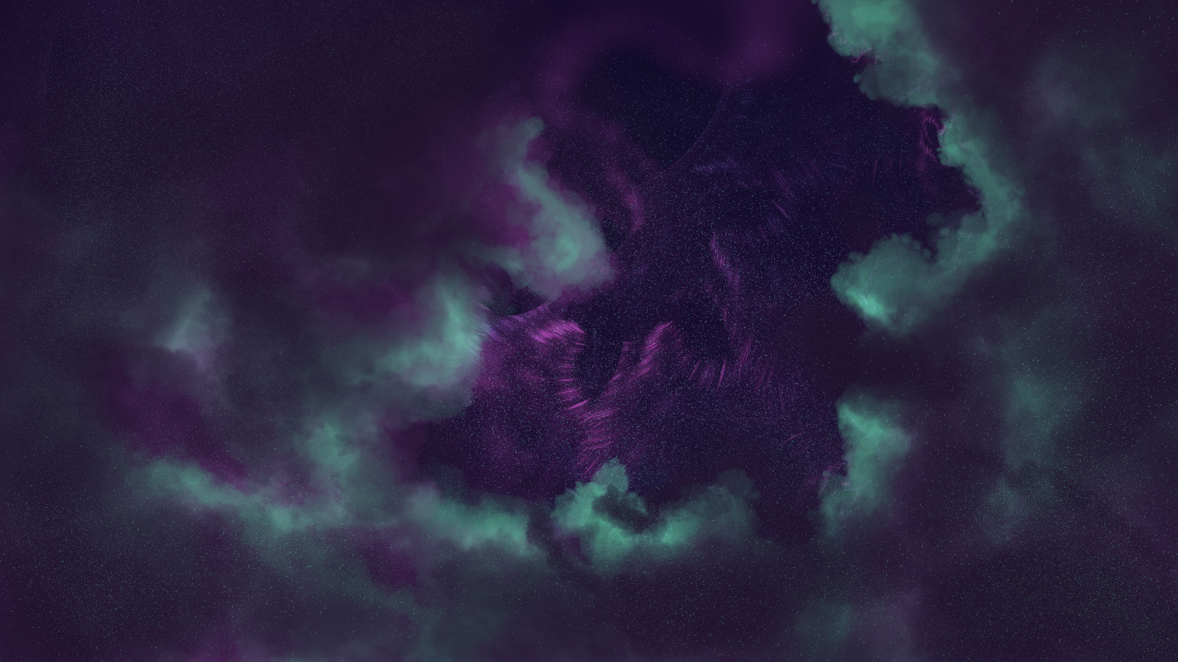 4K Abstract Galaxy Clouds Space HD Wallpaper