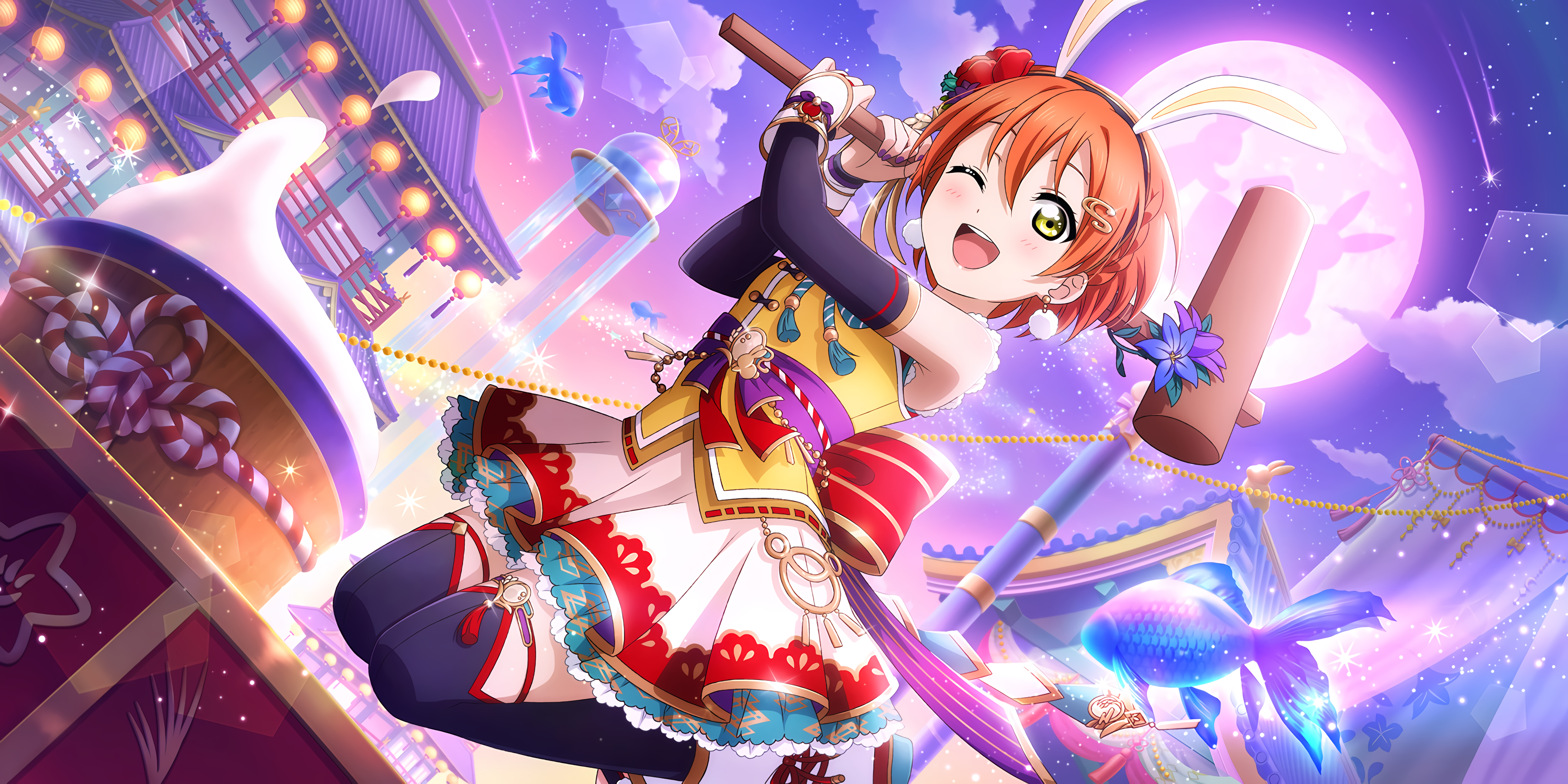Rin Hoshizora from Love Live! Sunshine!! HD Wallpaper