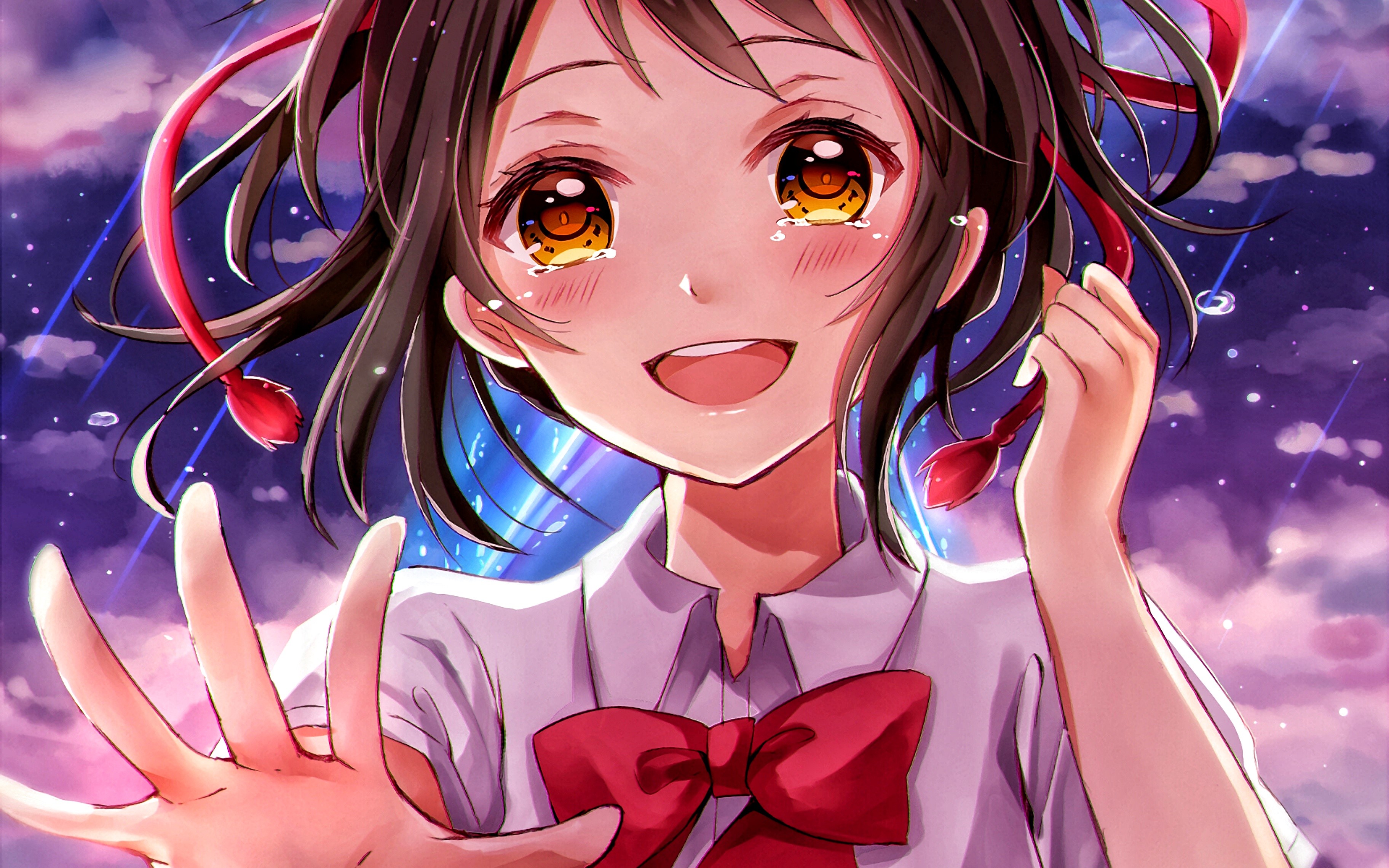 Mitsuha Miyamizu from Kimi no Na Wa HD Wallpaper
