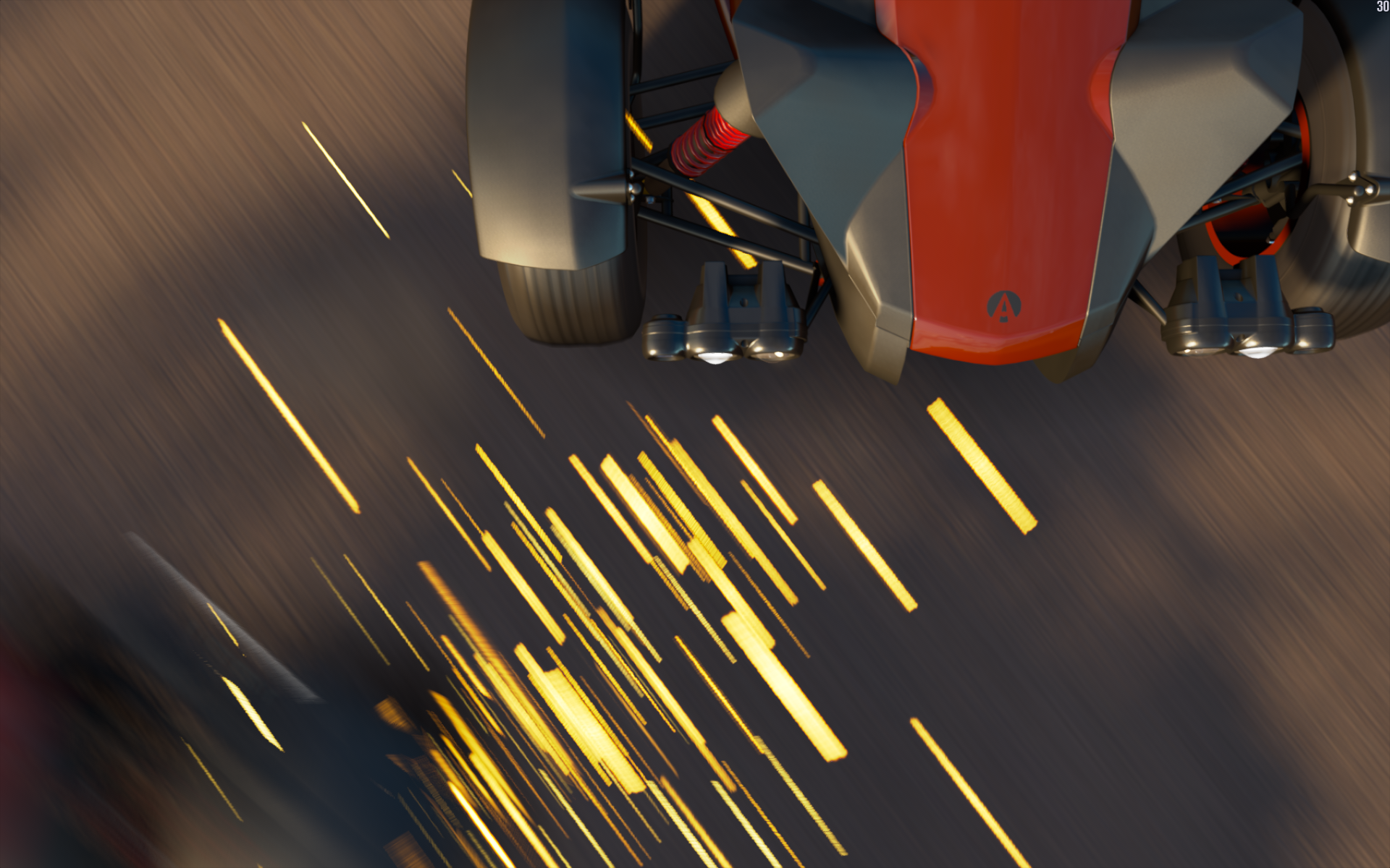 Racing car with sparks in Forza Horizon 3 HD Wallpaper