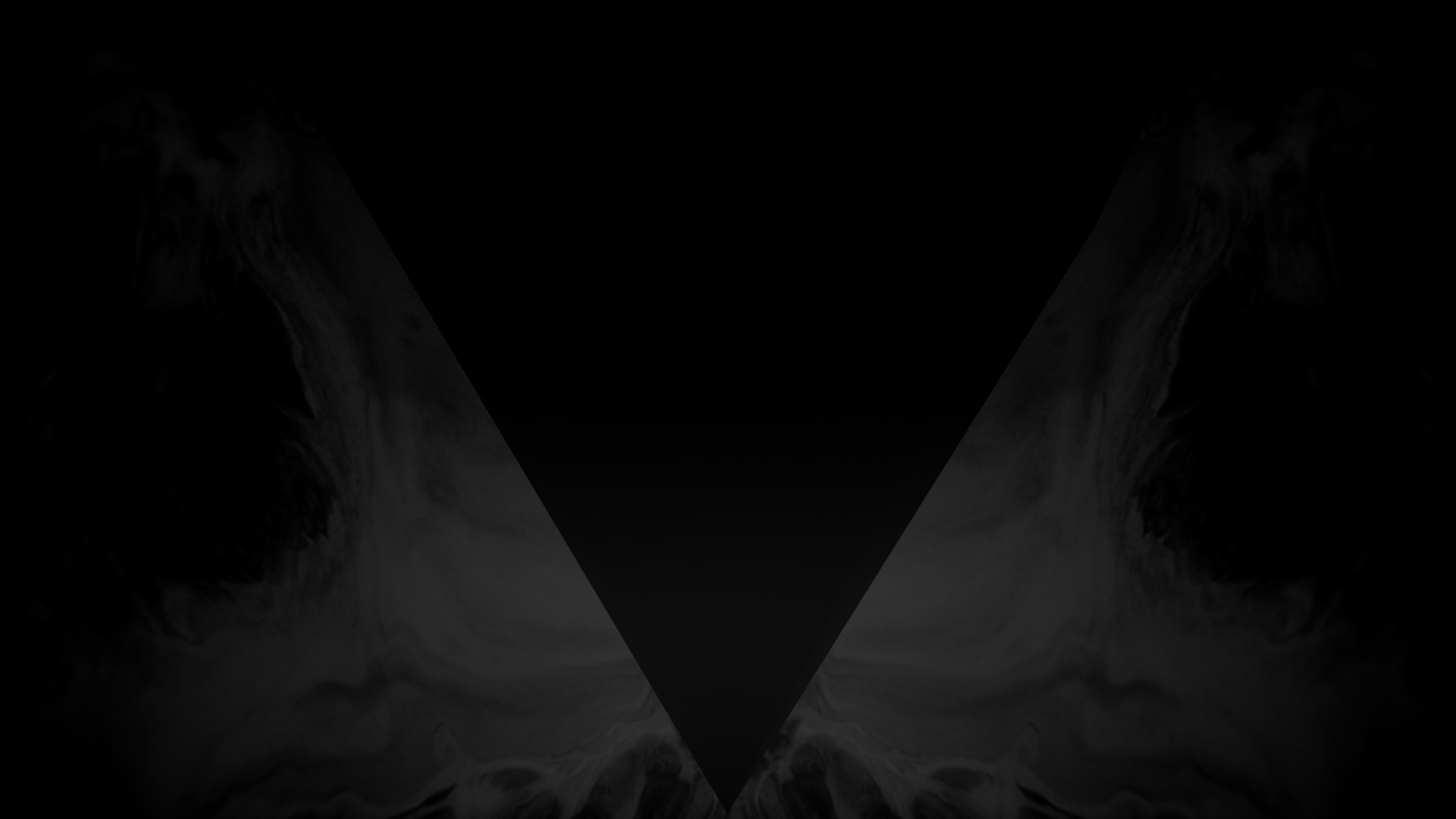 Abstract monochrome triangle with smoke effects HD Wallpaper