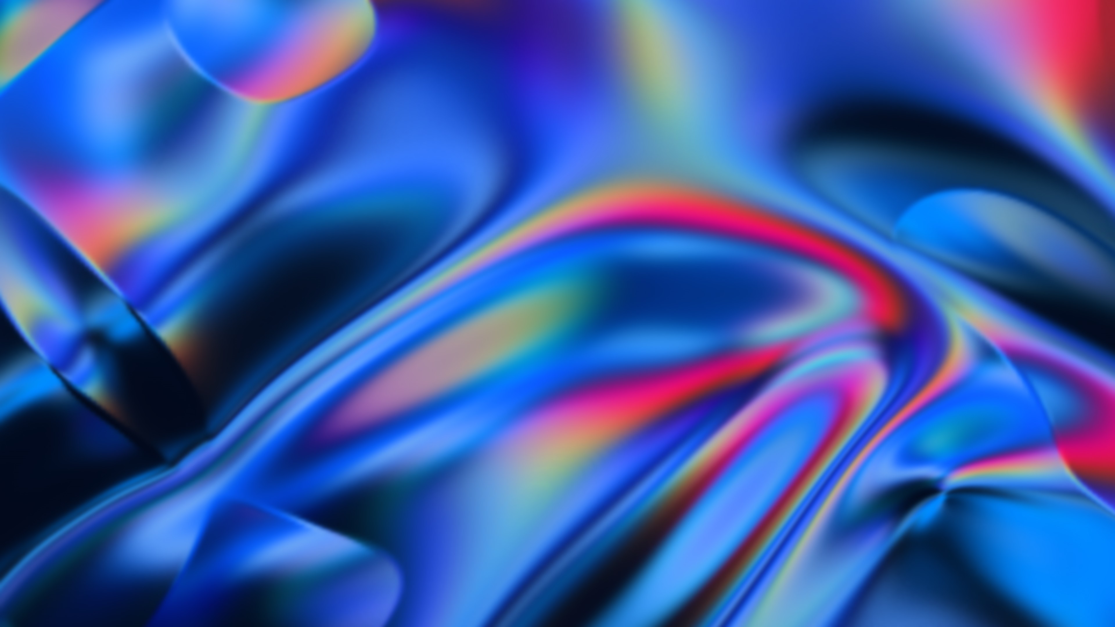 Abstract Blue and Pink Swirls HD Wallpaper