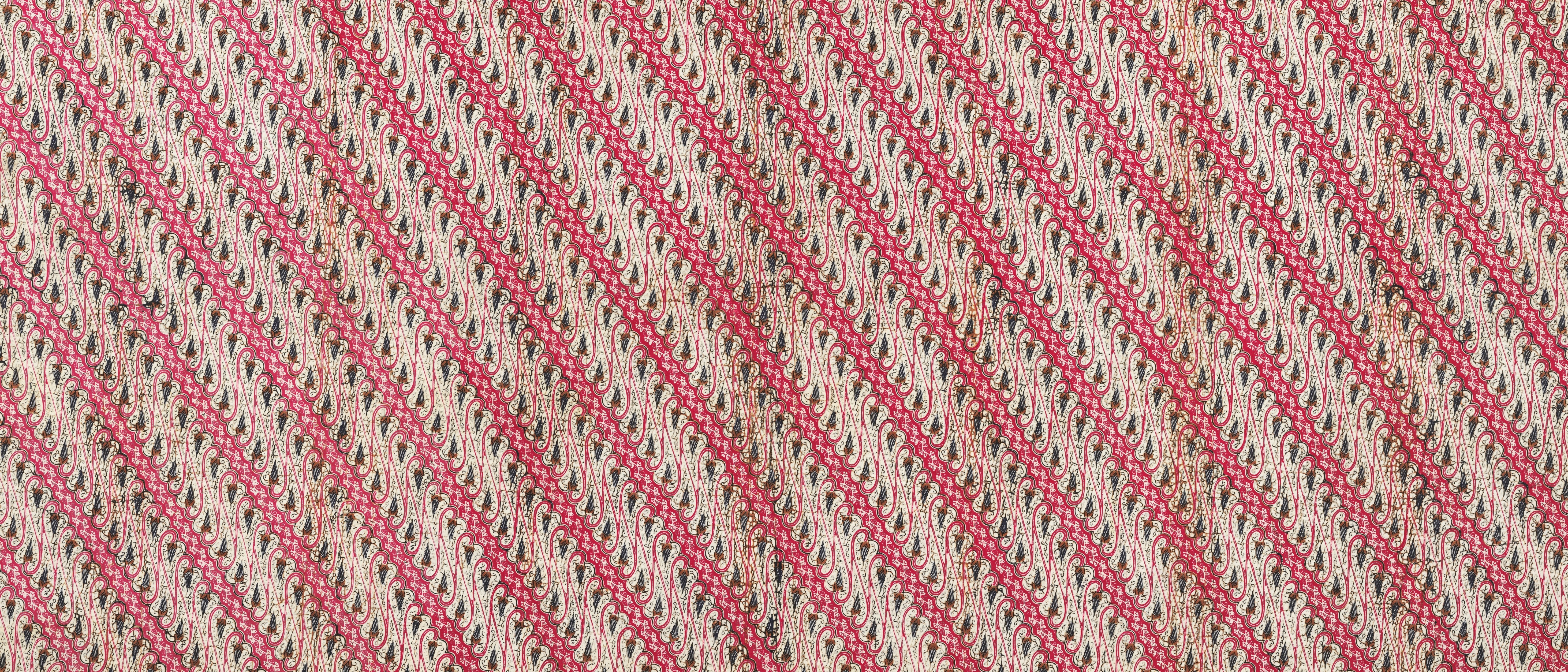 Diagonal Pink and White Fabric Pattern HD Wallpaper
