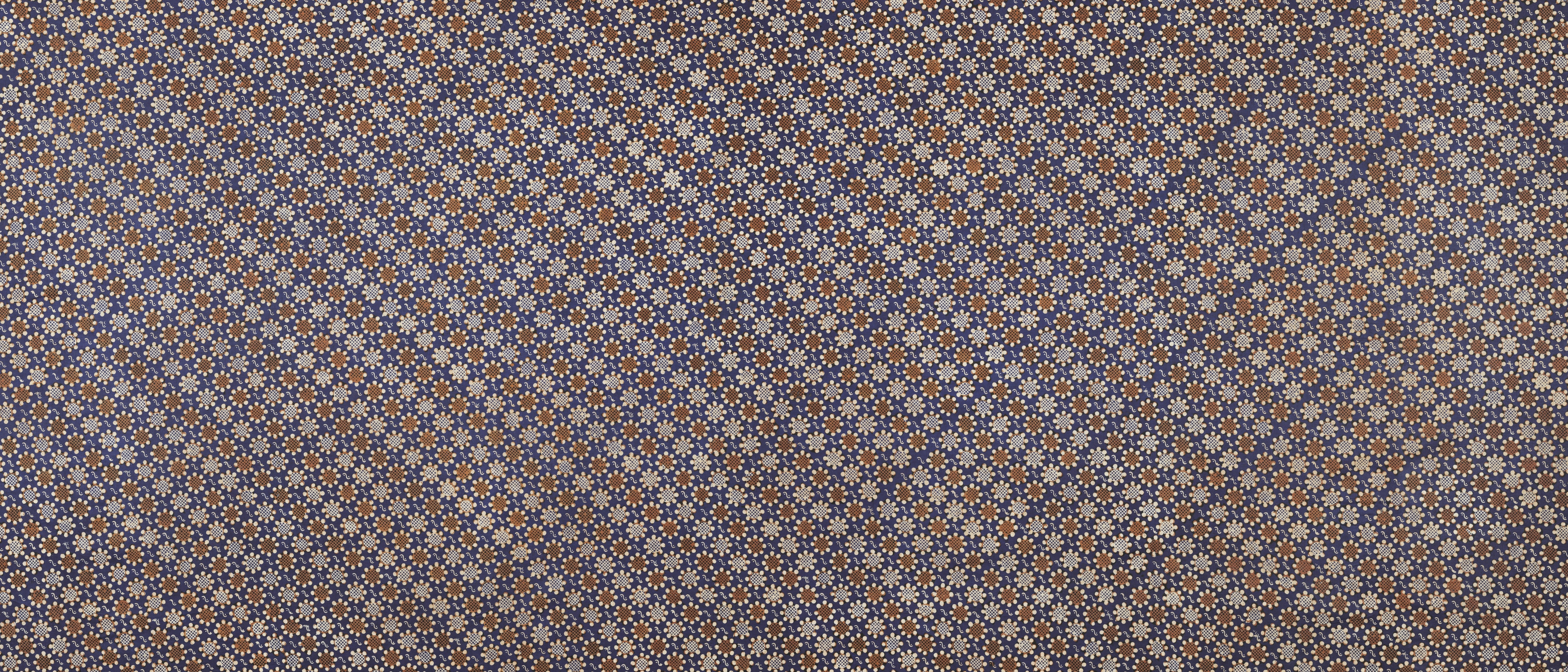 Blue and brown star pattern texture HD Wallpaper