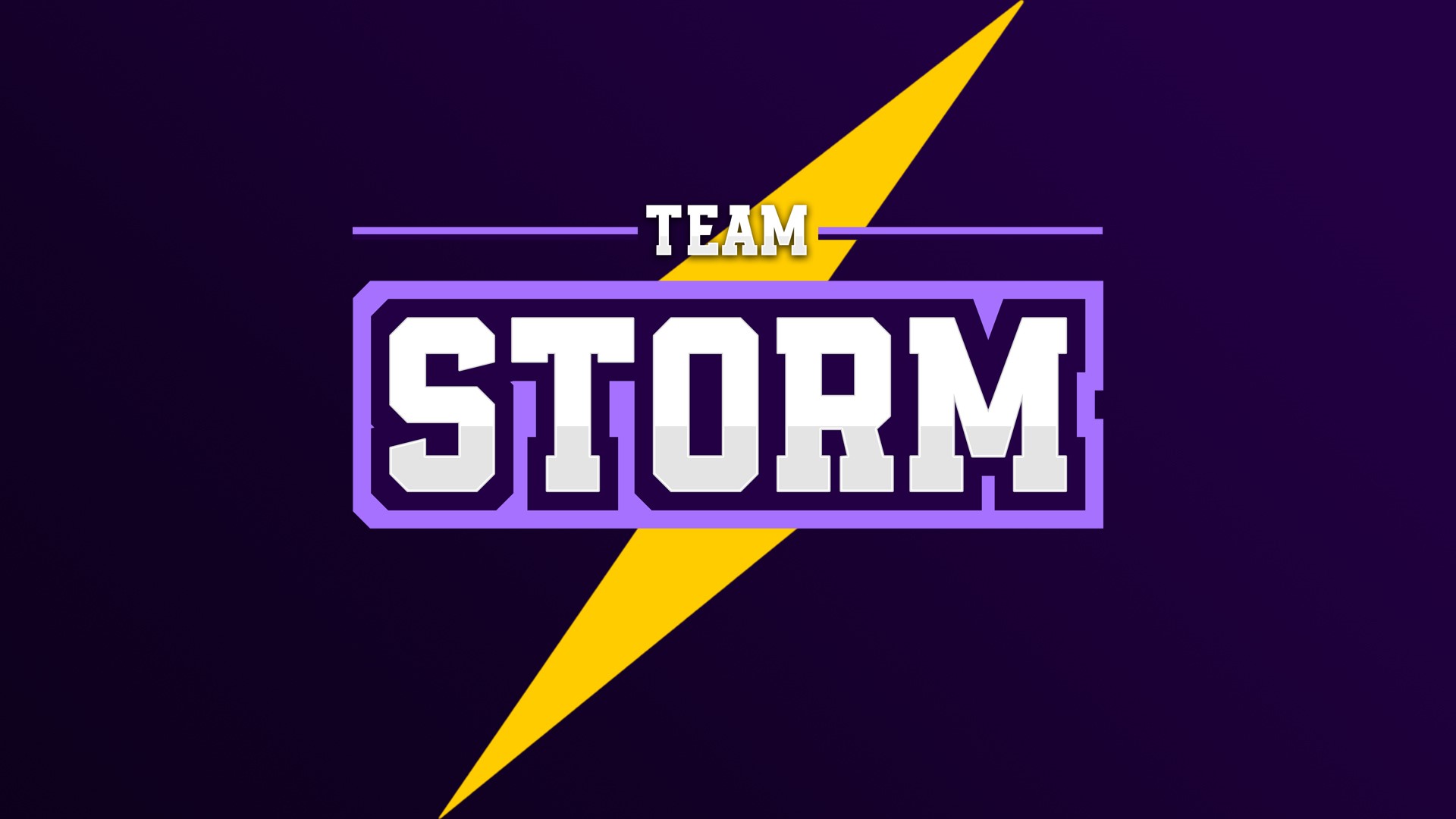Team Storm logo with lightning bolt HD Wallpaper