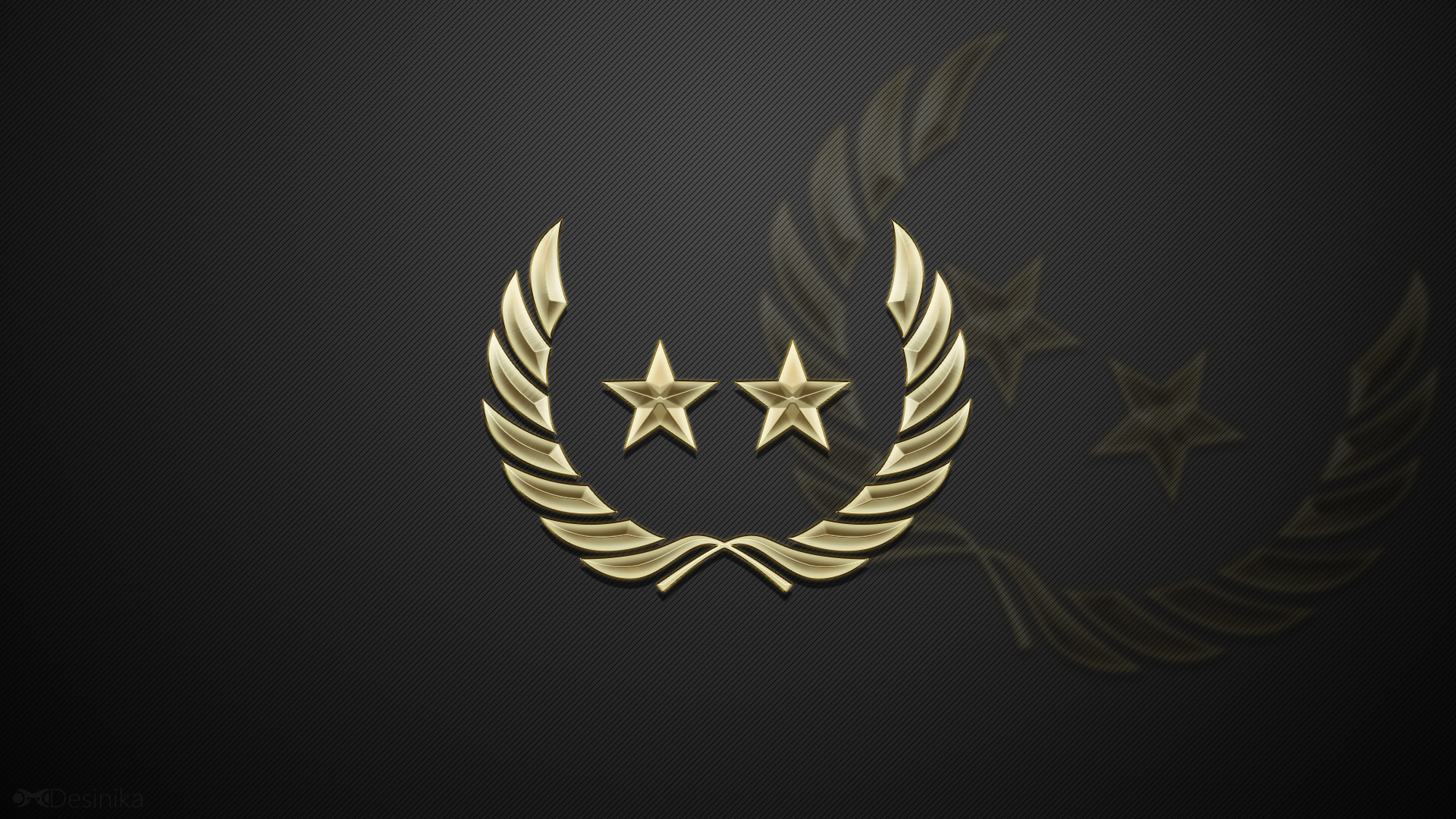 Counter-Strike: Global Offensive two-star rank emblem HD Wallpaper