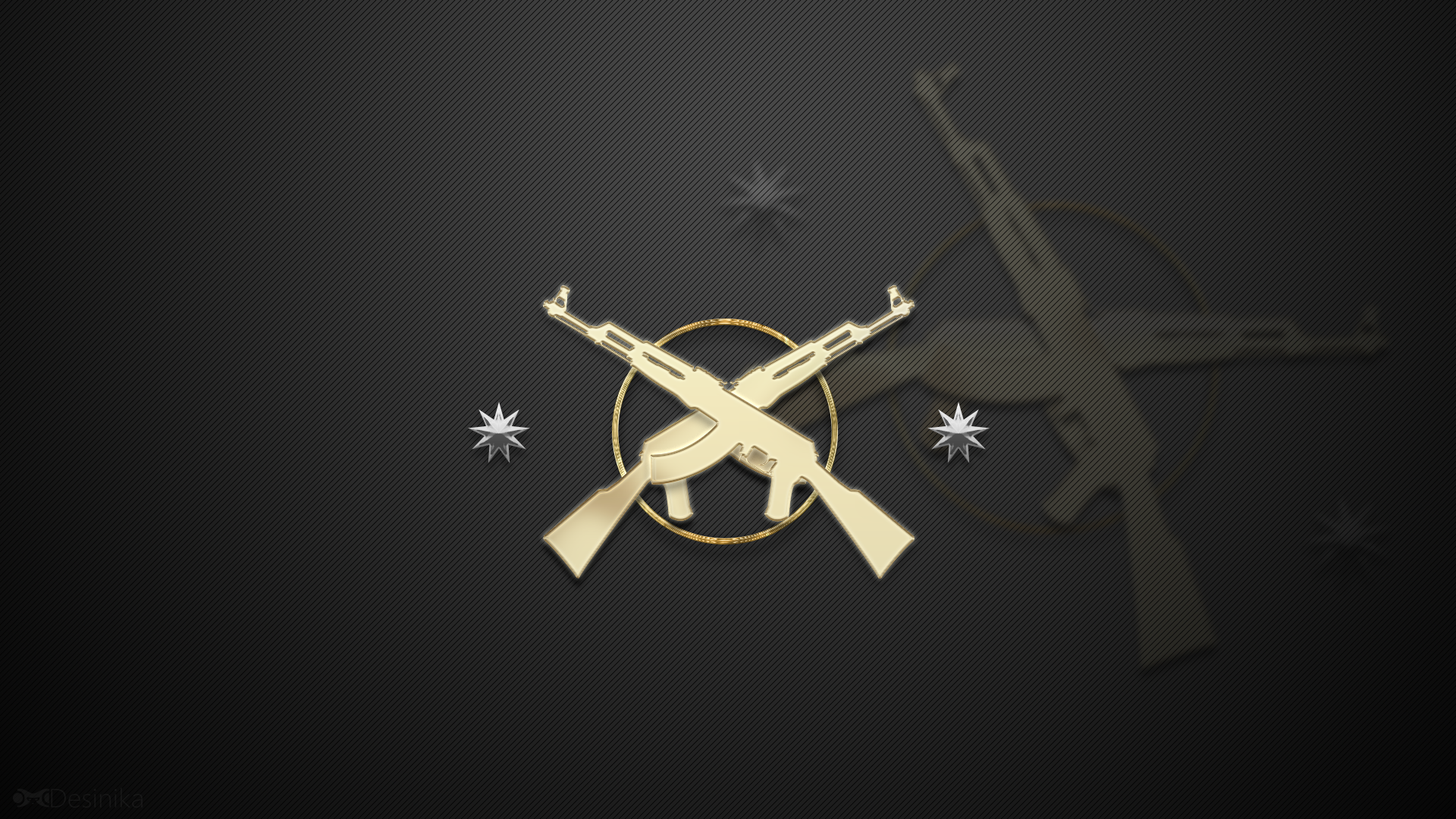Counter-Strike: Global Offensive AK-47 rank icon HD Wallpaper