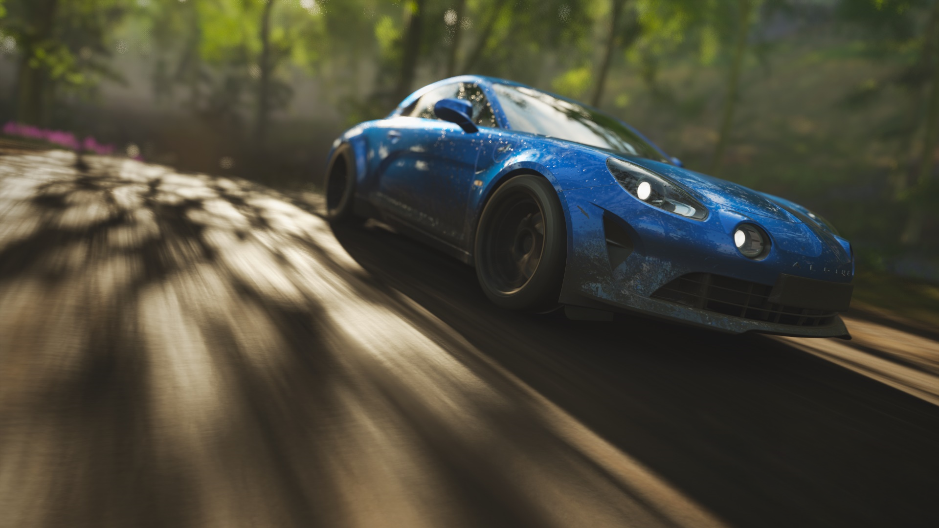 Blue Renault Alpine car in Forza Horizon 4 HD Wallpaper