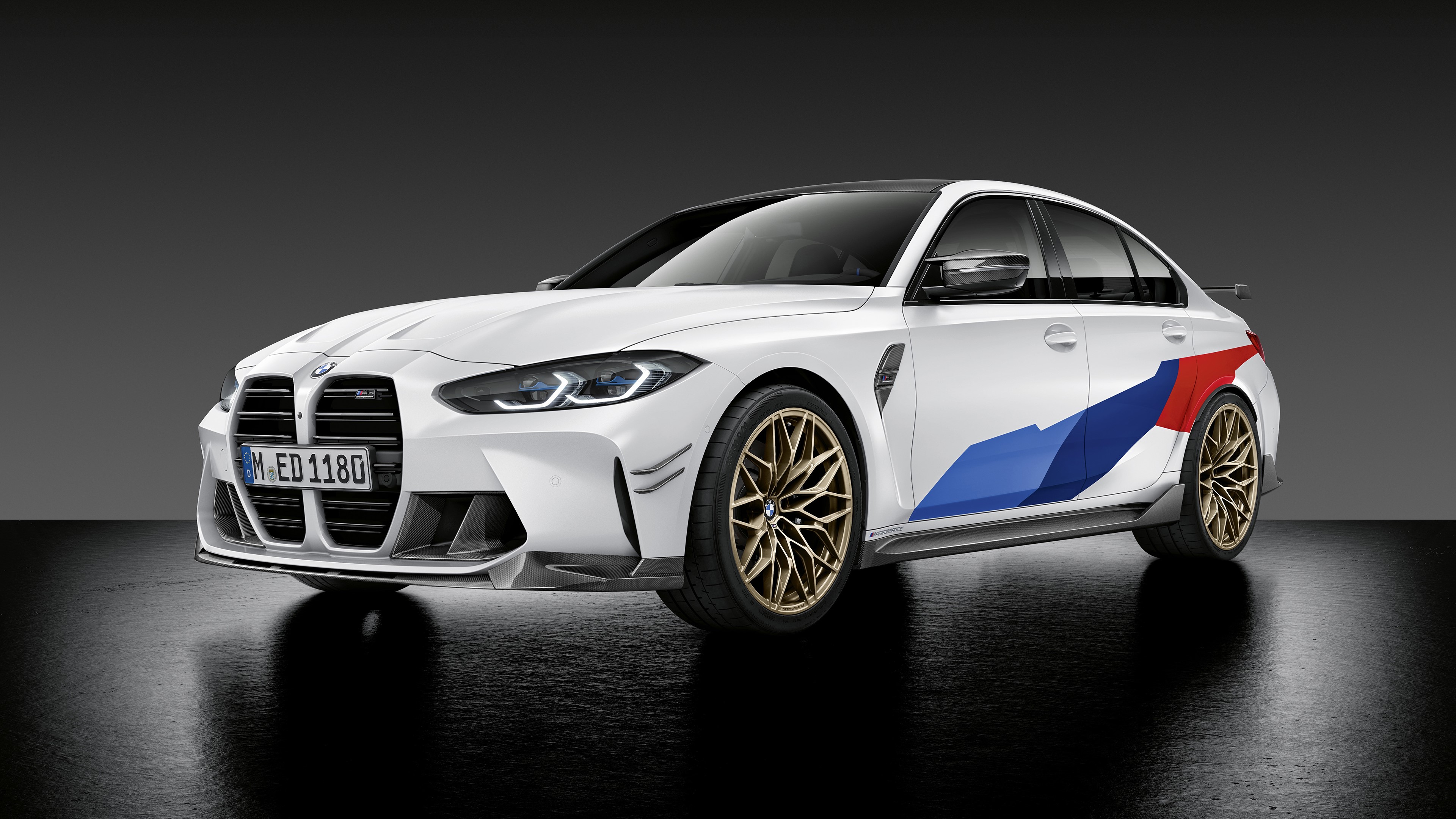 4K BMW M3 Sedan with M Performance Parts HD Wallpaper