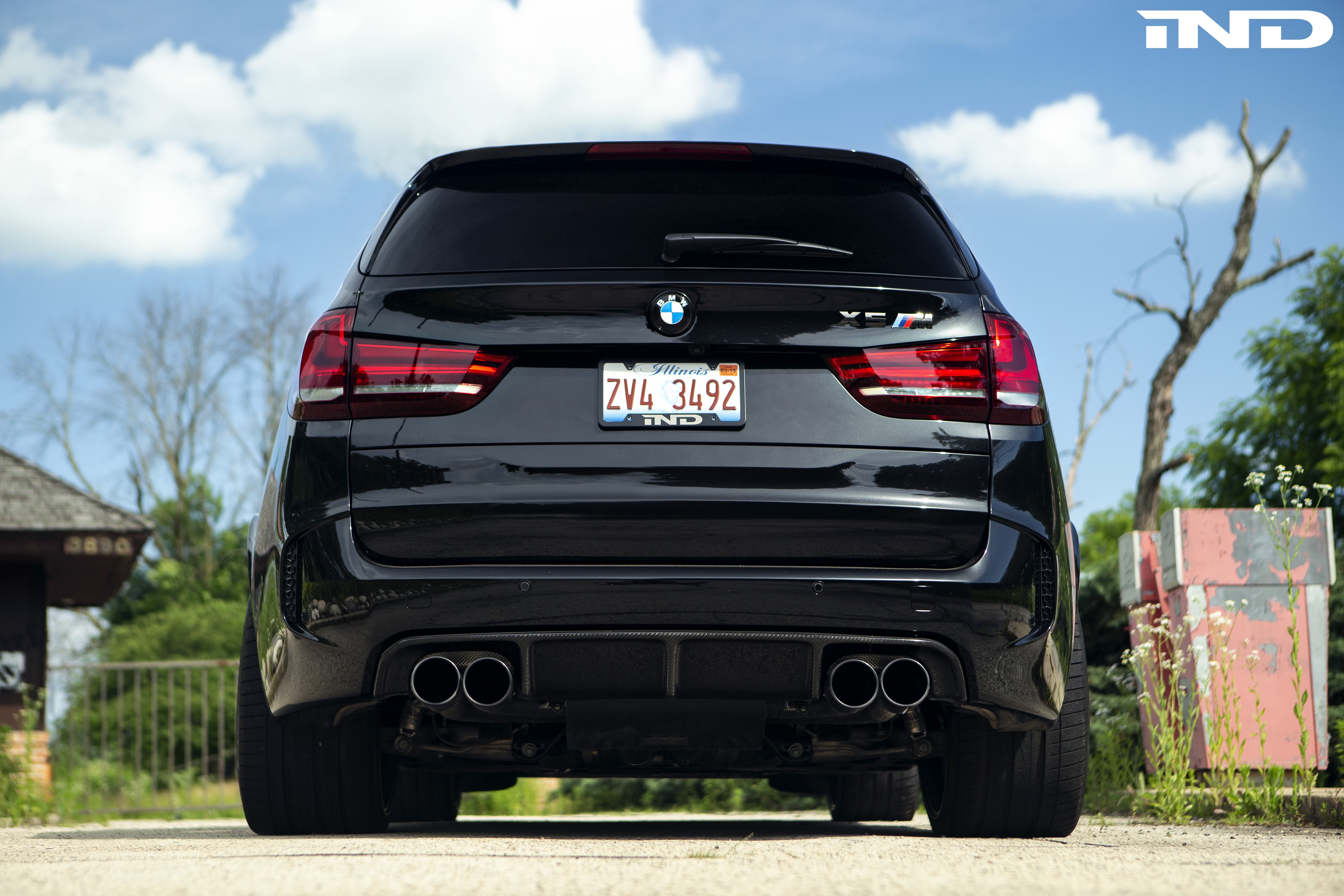 Black BMW X5M by iND Distribution HD Wallpaper