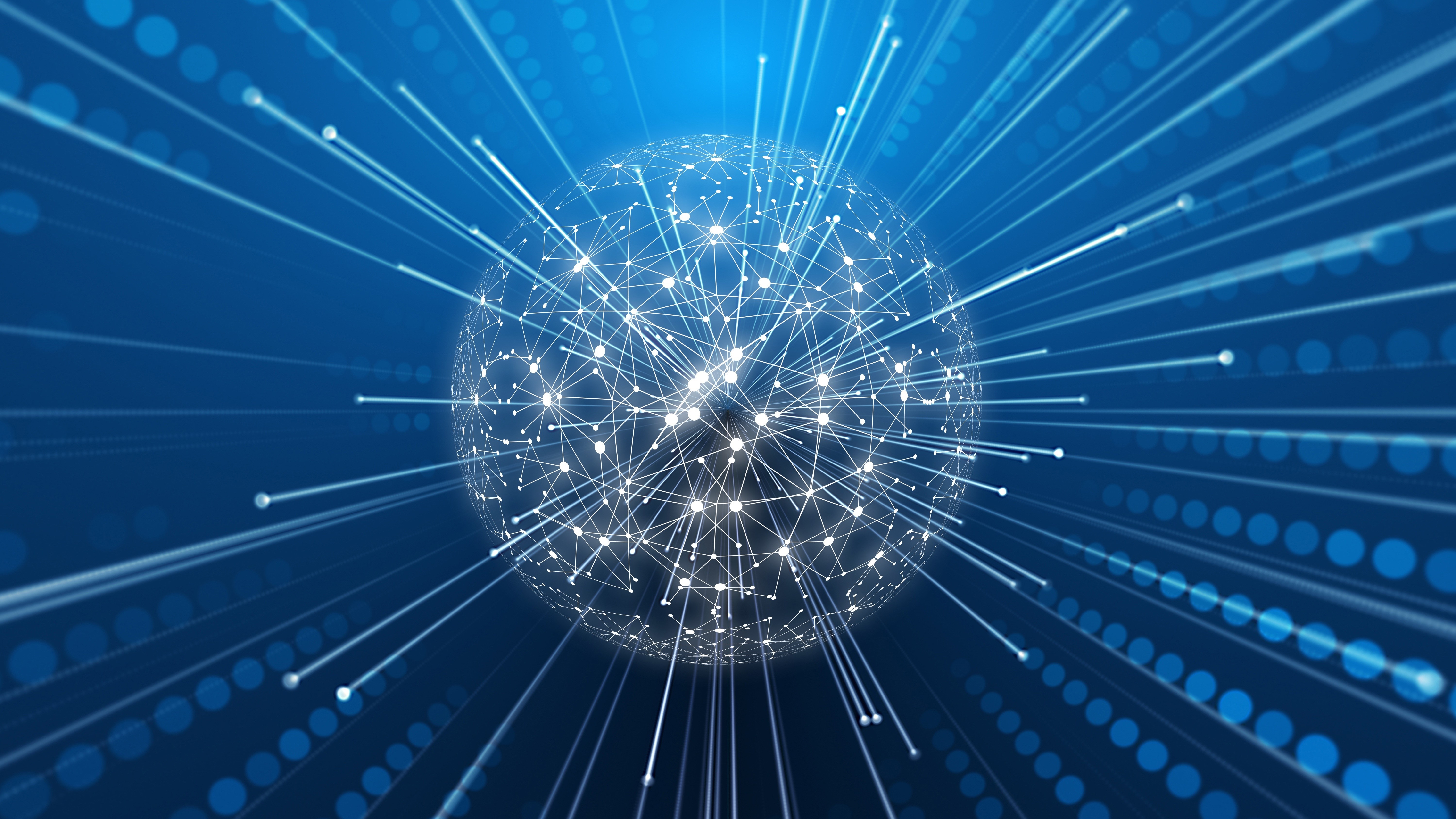 Global Network Connections HD Wallpaper