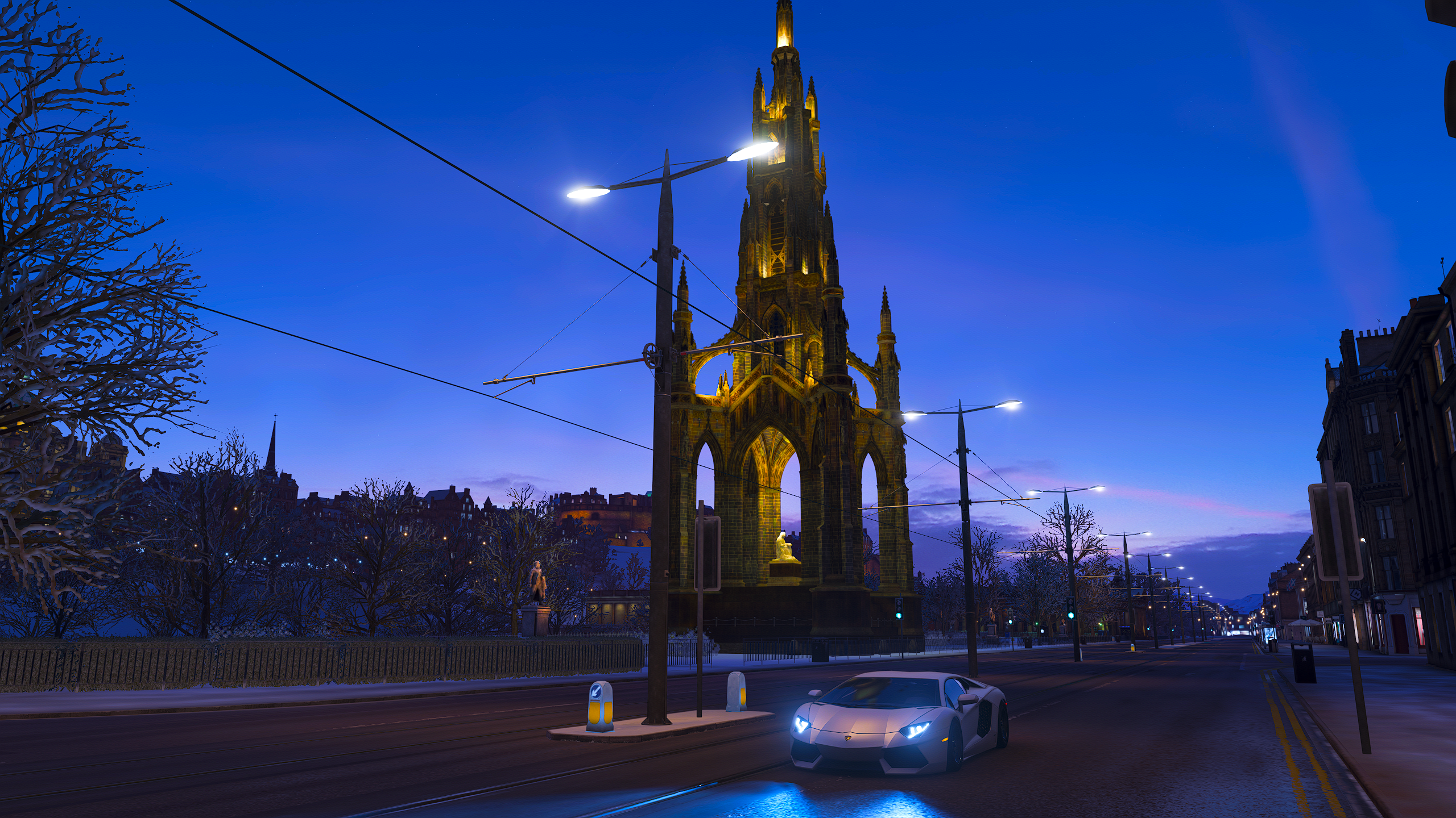 Lamborghini Aventador in Forza Horizon 4 HD Wallpaper