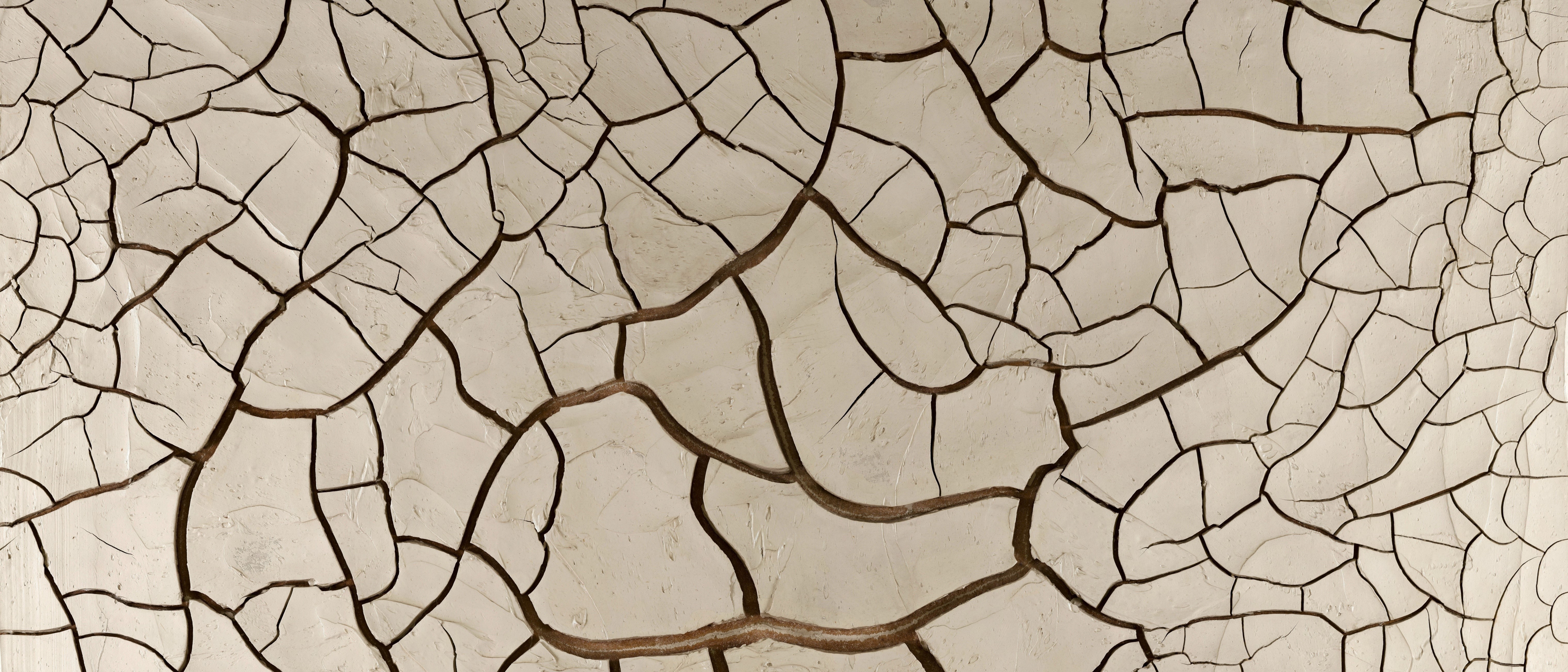 Cracked earth texture, abstract pattern HD Wallpaper