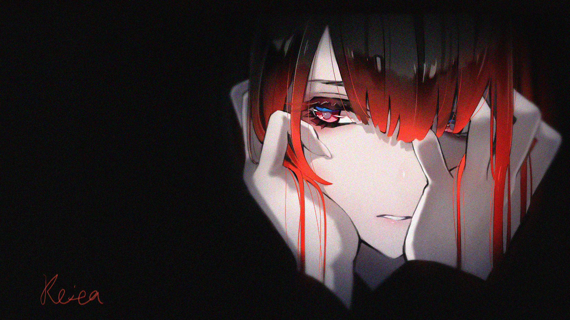 Hoshizaki Reita portrait artwork HD Wallpaper