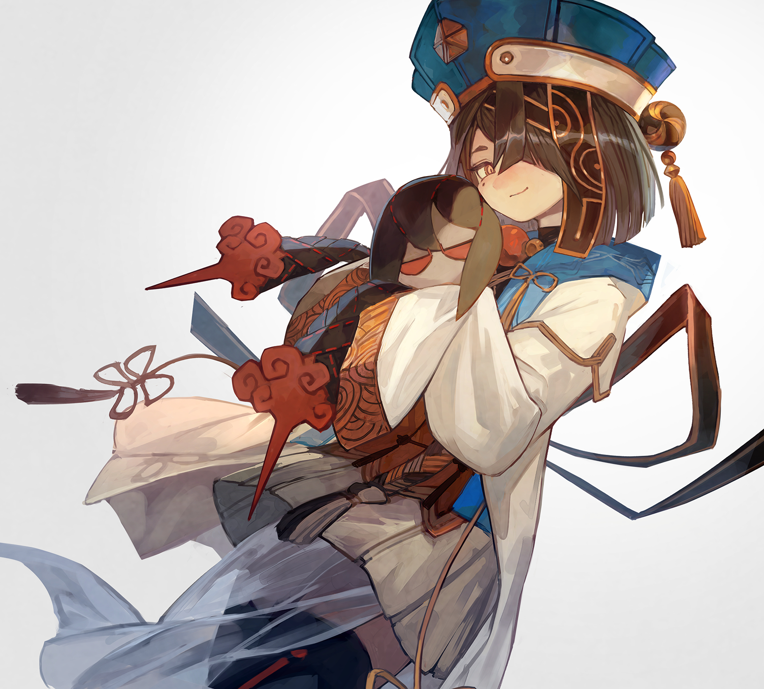 Consort Yu from Fate/Grand Order holding a doll HD Wallpaper