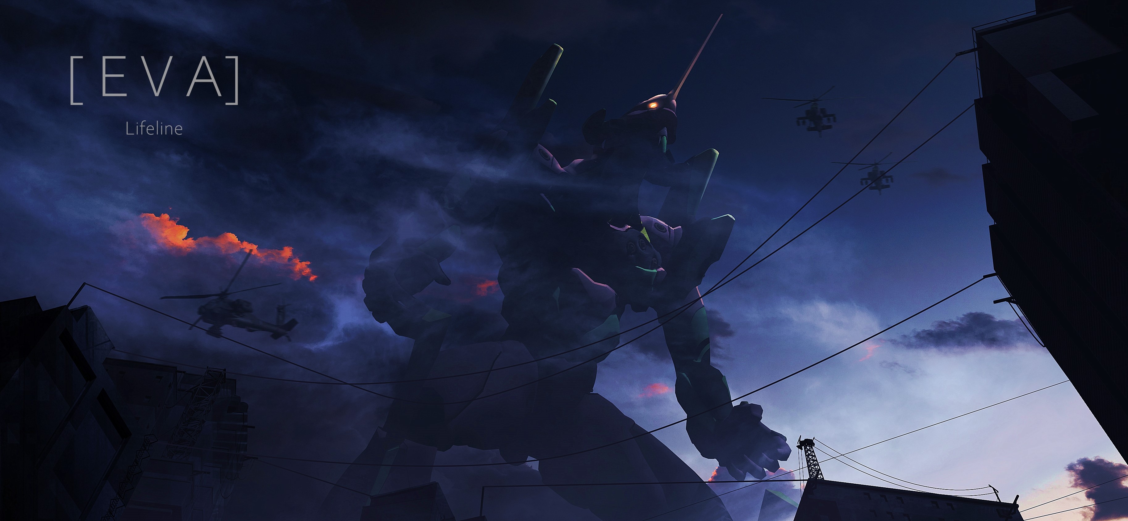 EVA Unit-01 from Neon Genesis Evangelion HD Wallpaper