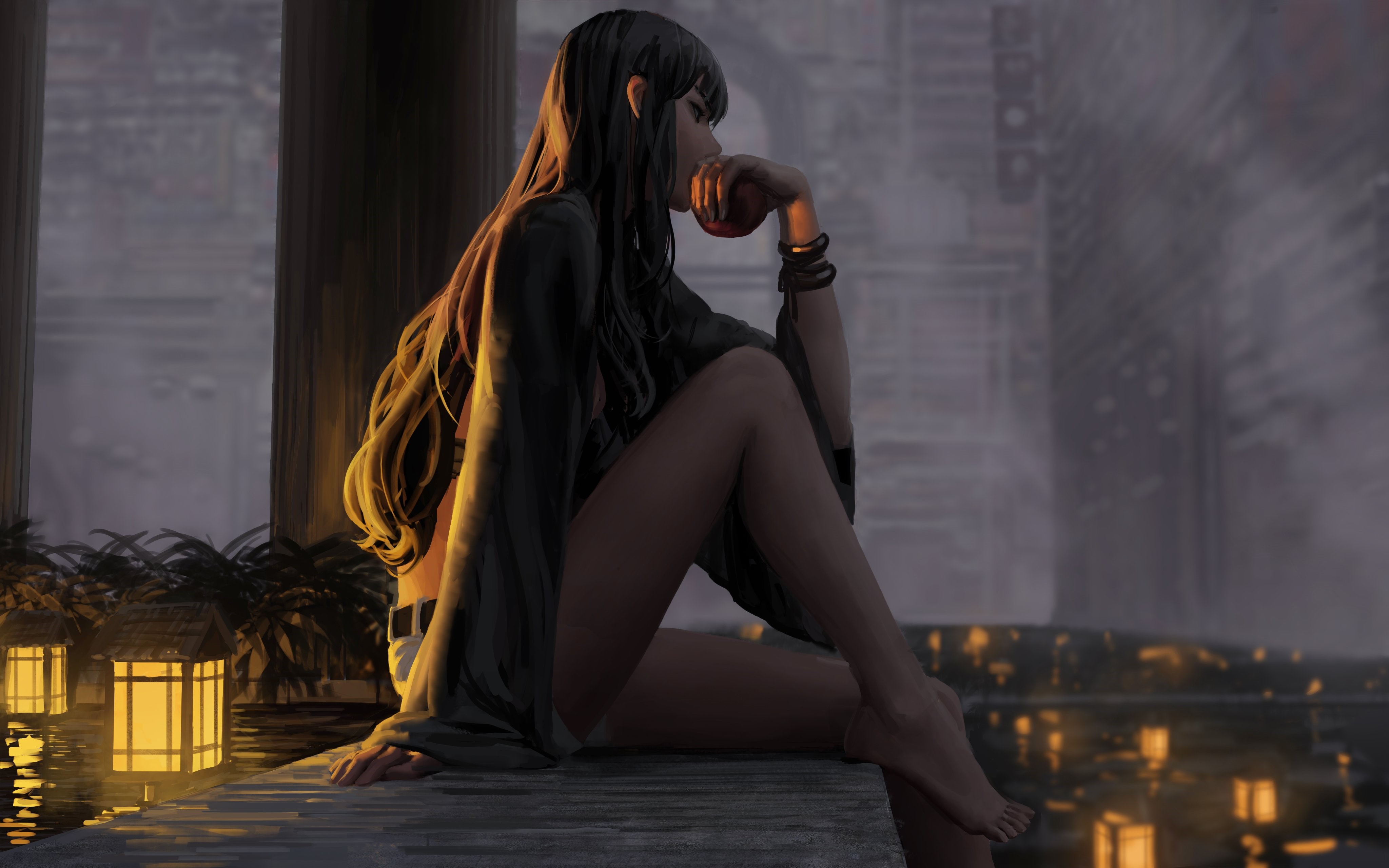 4K Digital Art Portrait by GUWEIZ HD Wallpaper