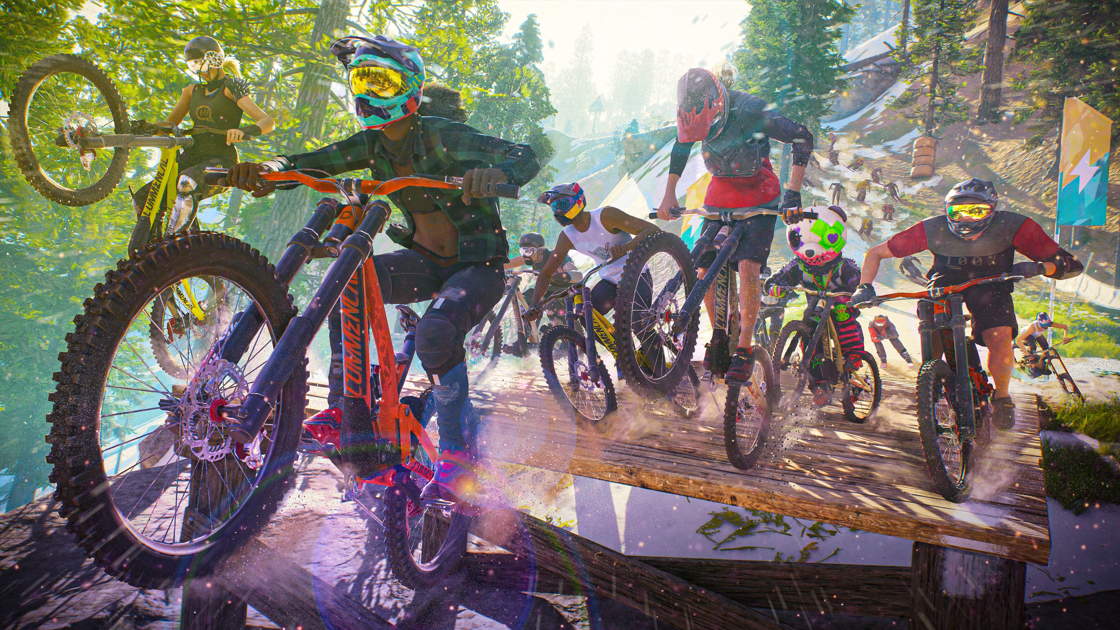 4K Riders Republic Bicycle Sports Video Game HD Wallpaper