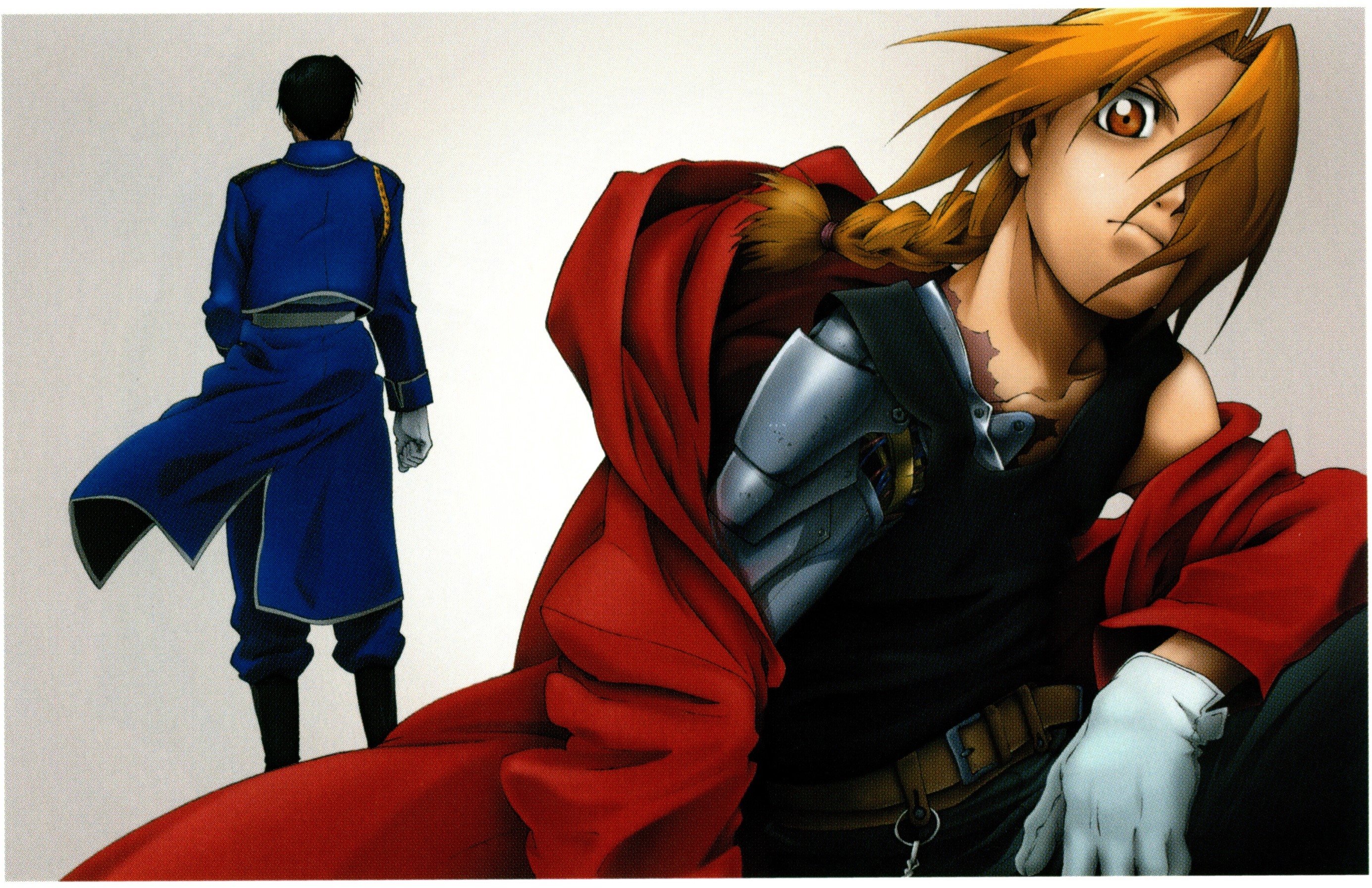 Edward Elric and Roy Mustang from Full Metal Alchemist HD Wallpaper