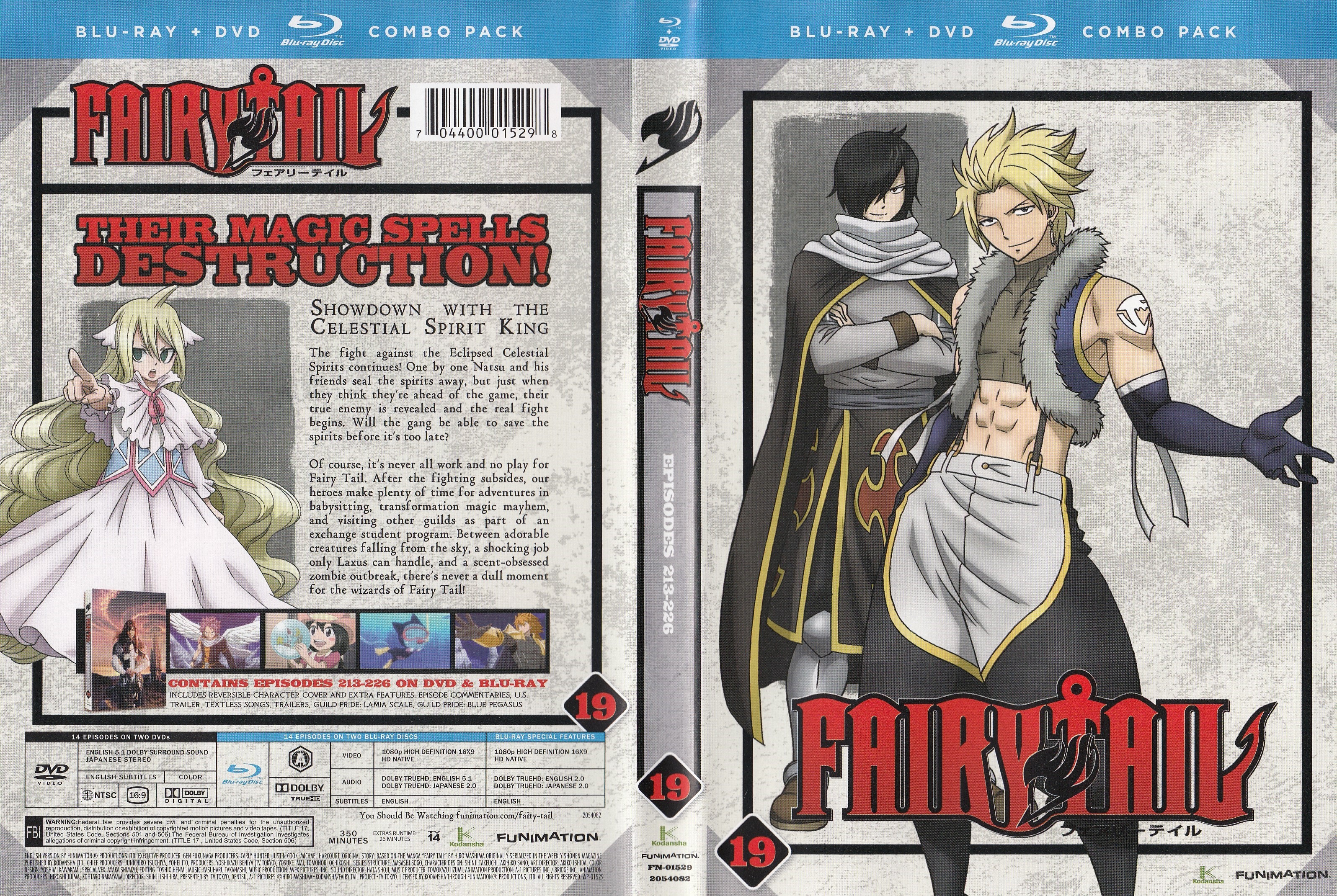 Fairy Tail: Their Magic Spells Destruction! Blu-ray + DVD Combo Pack HD Wallpaper