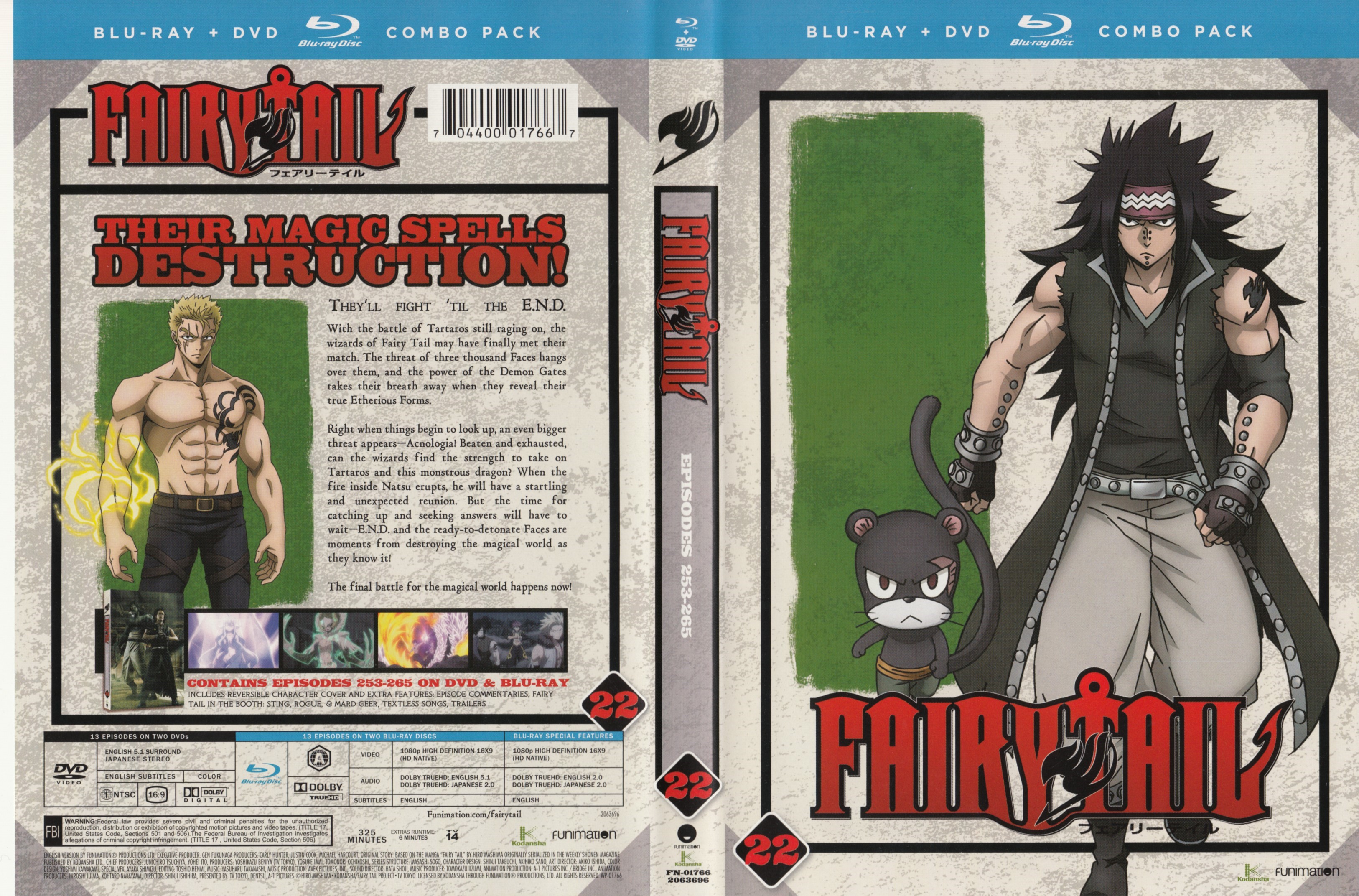 Fairy Tail: Collection 22 Blu-Ray + DVD Combo Pack HD Wallpaper