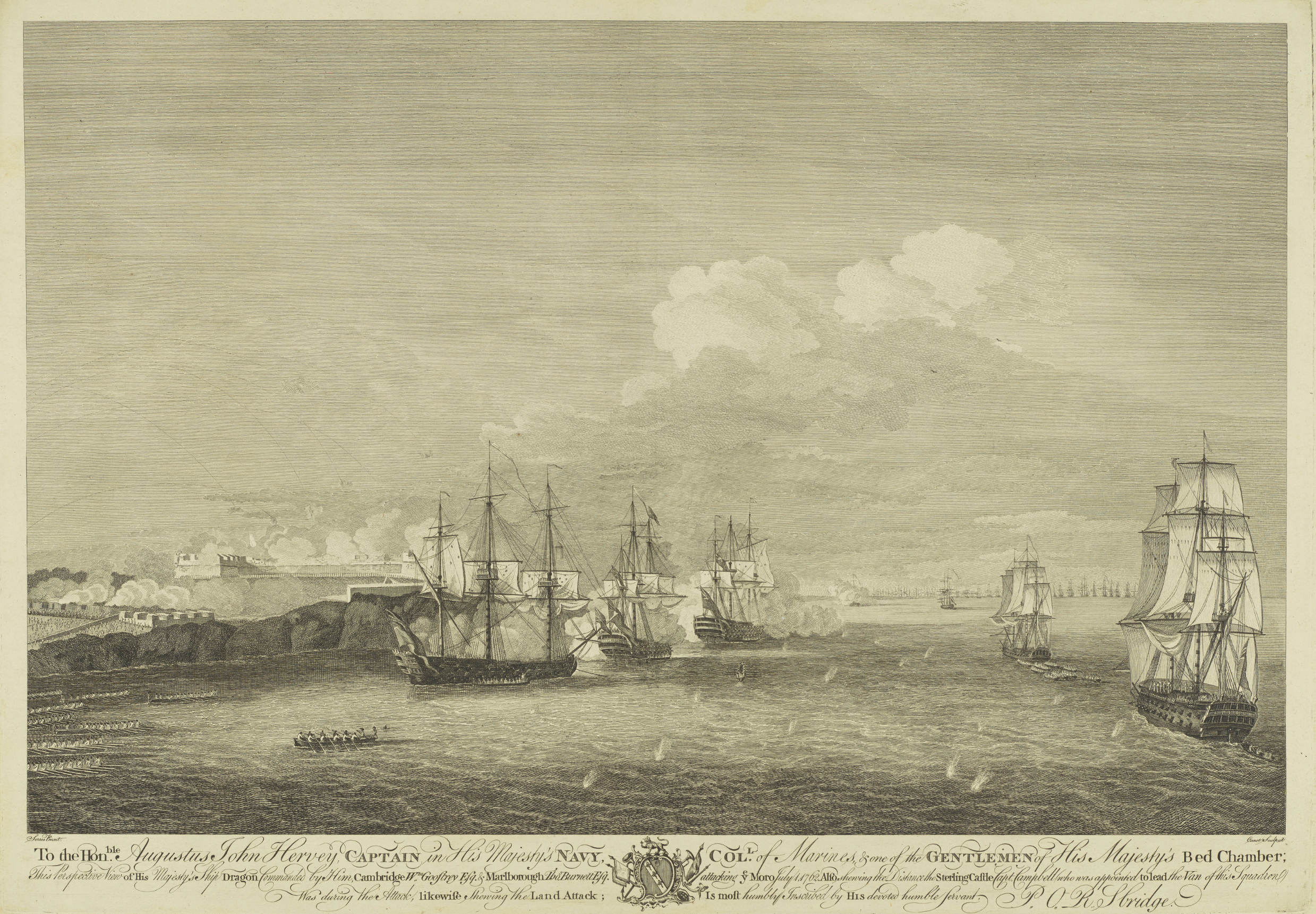 Naval battle and land attack at Havana HD Wallpaper