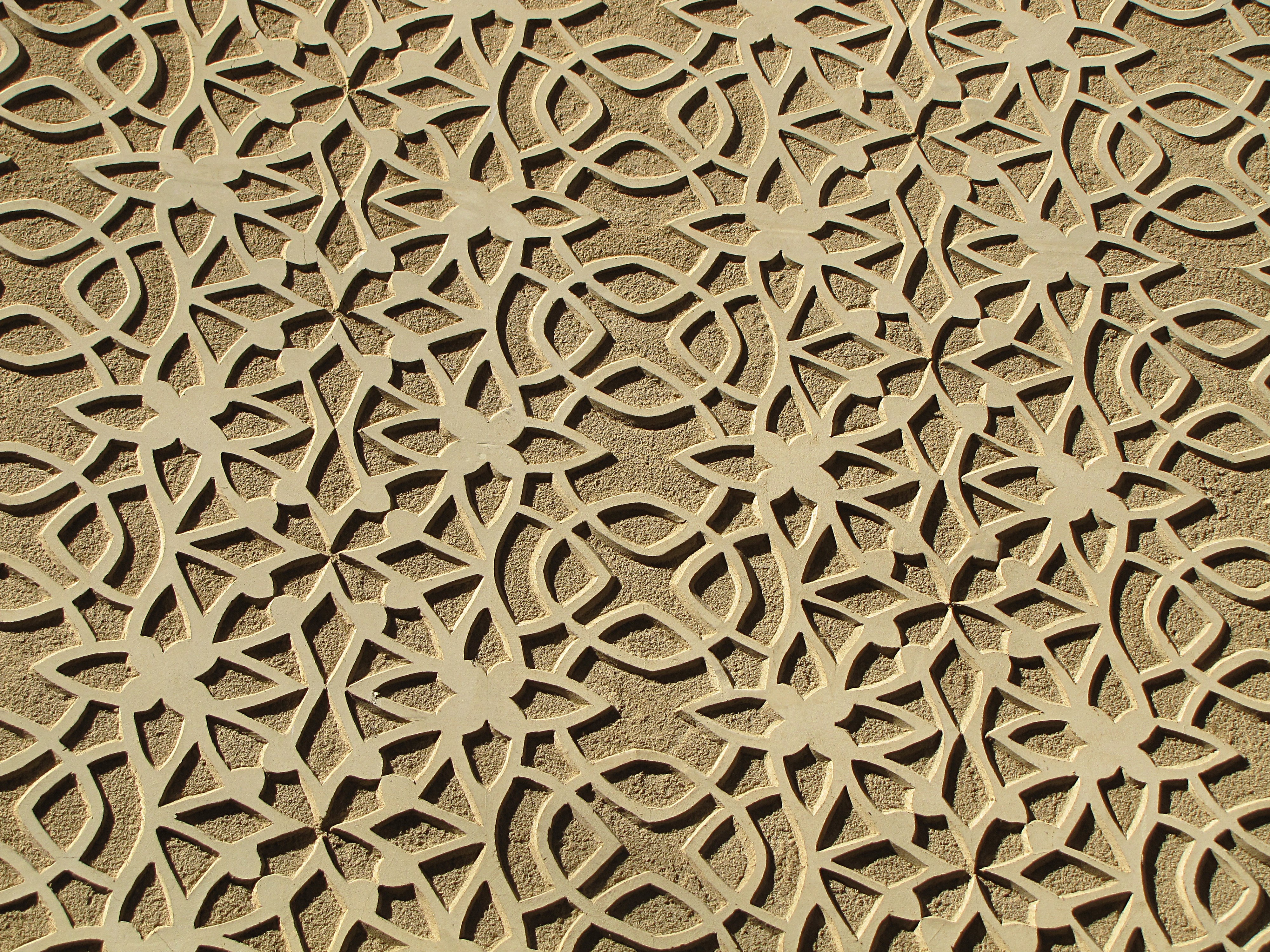 Geometric pattern with floral elements HD Wallpaper