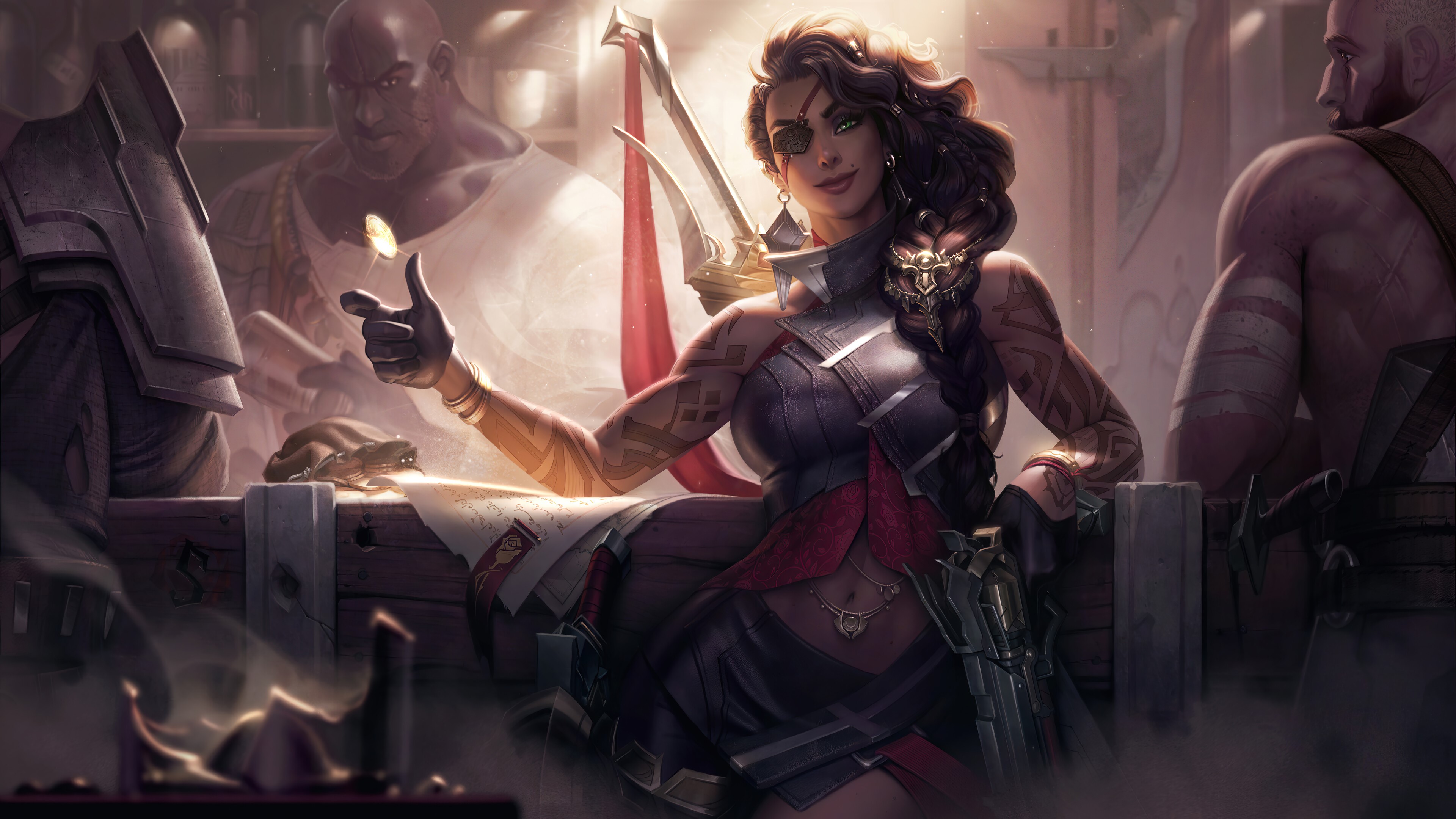 Samira from League of Legends HD Wallpaper
