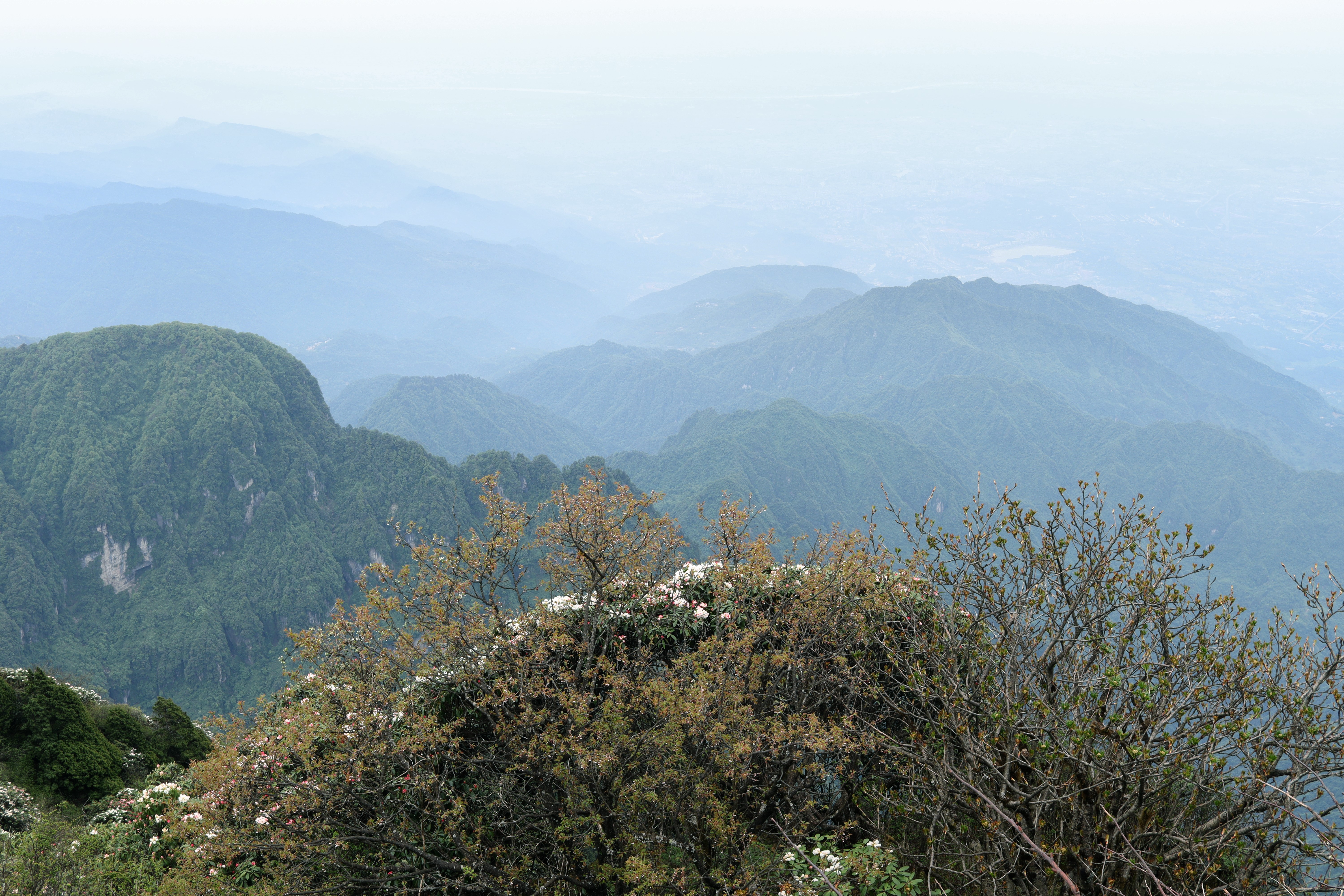4K Mountain Landscape in Sichuan HD Wallpaper