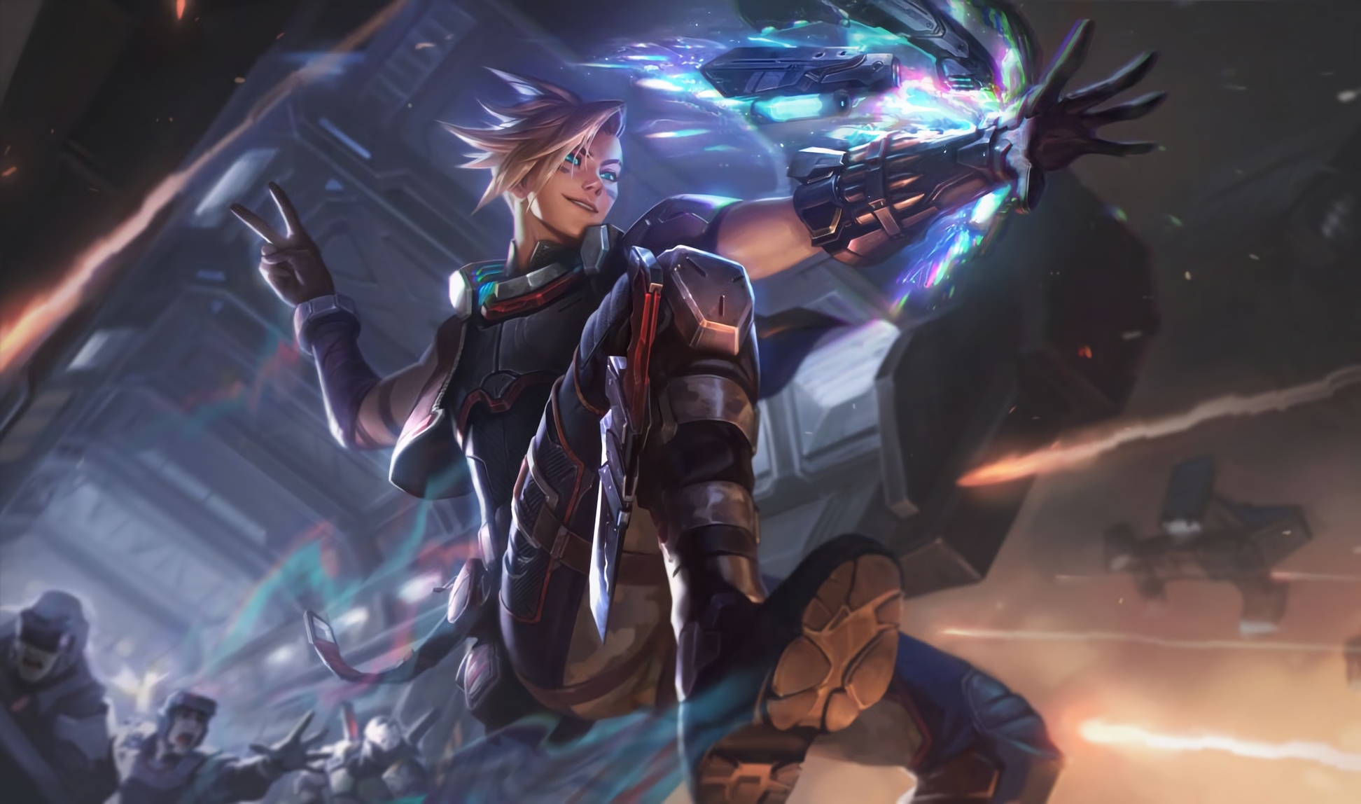 Ezreal PsyOps from League of Legends HD Wallpaper