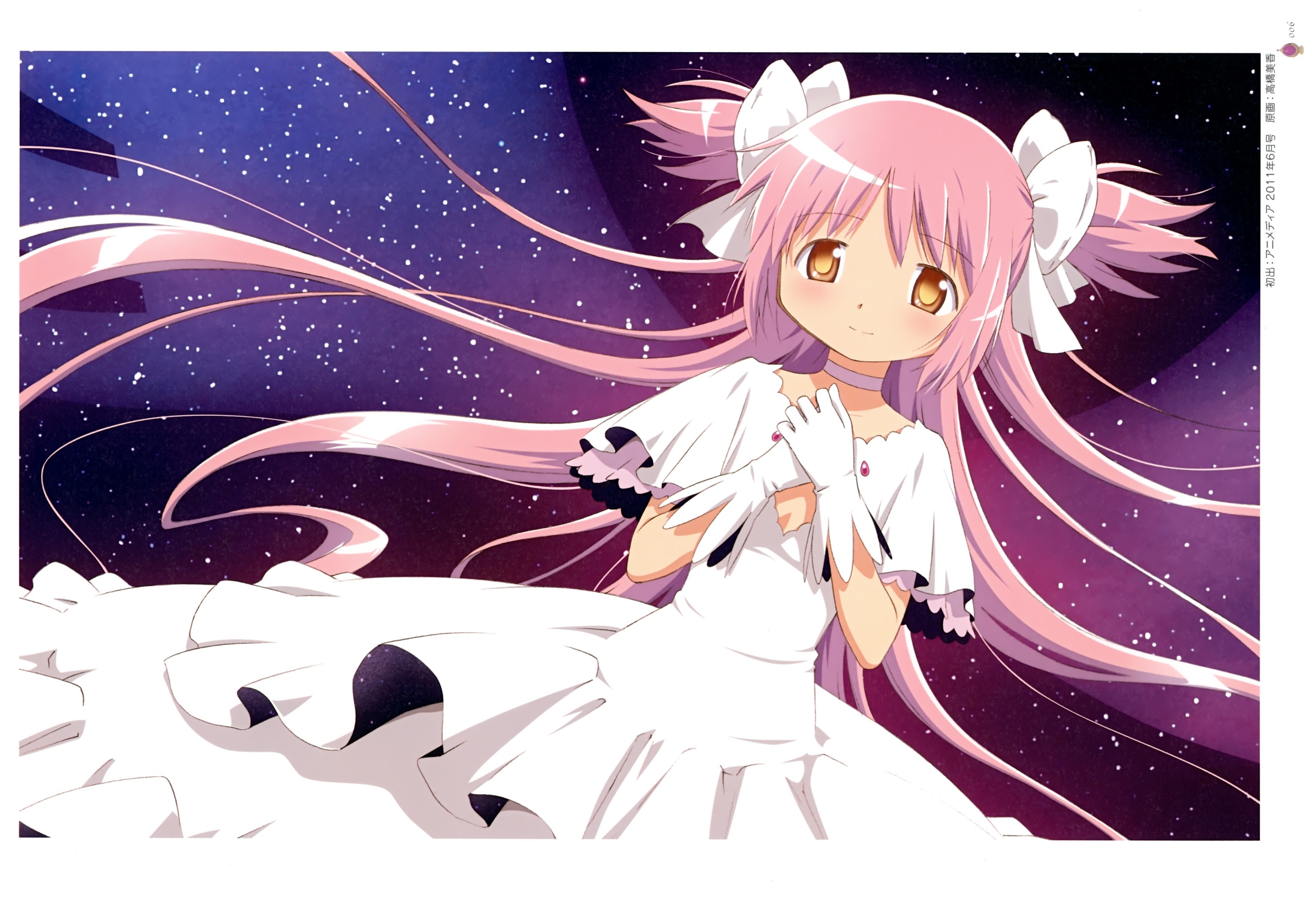 Madoka Kaname from Mahou Shoujo Madoka Magica HD Wallpaper