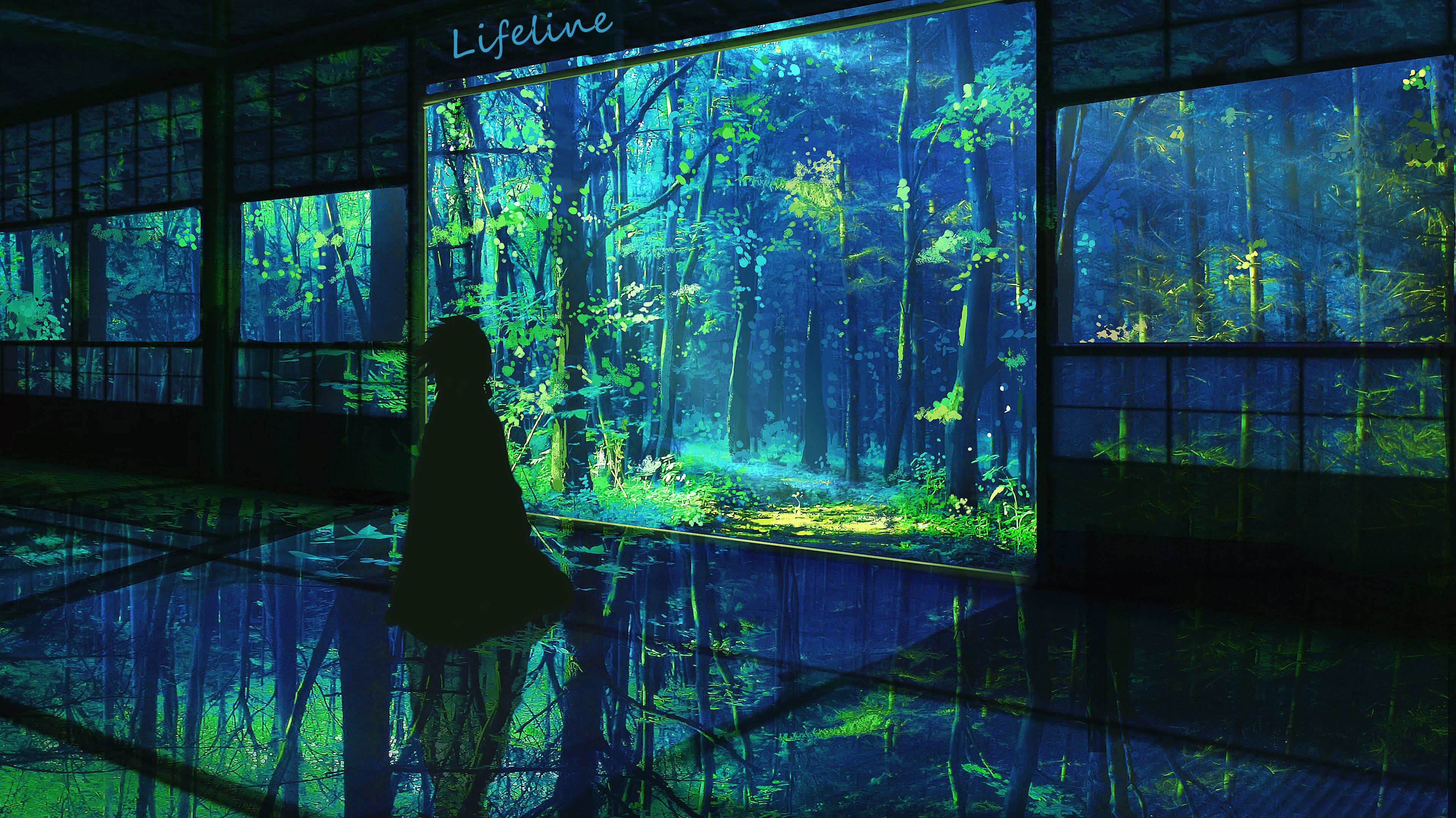 Lifeline Anime Artwork HD Wallpaper