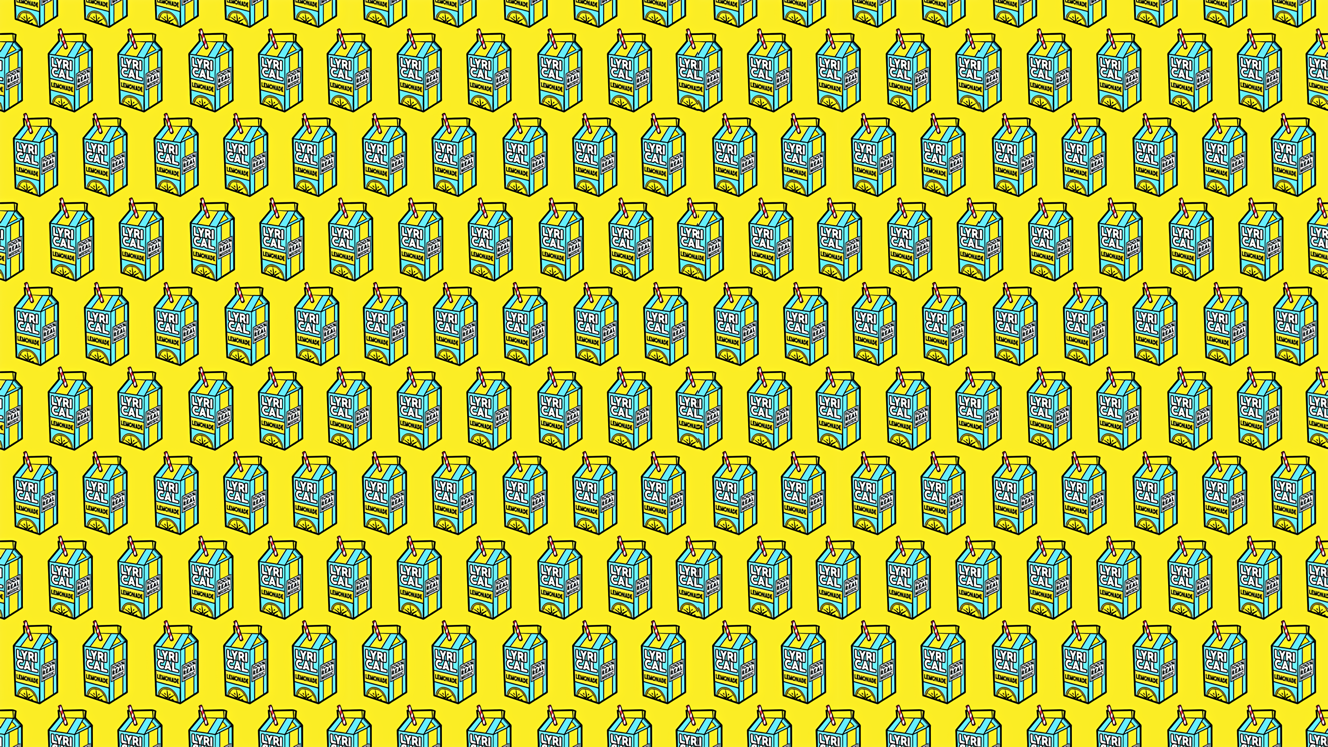 Lyrical Lemonade drink cartons pattern HD Wallpaper