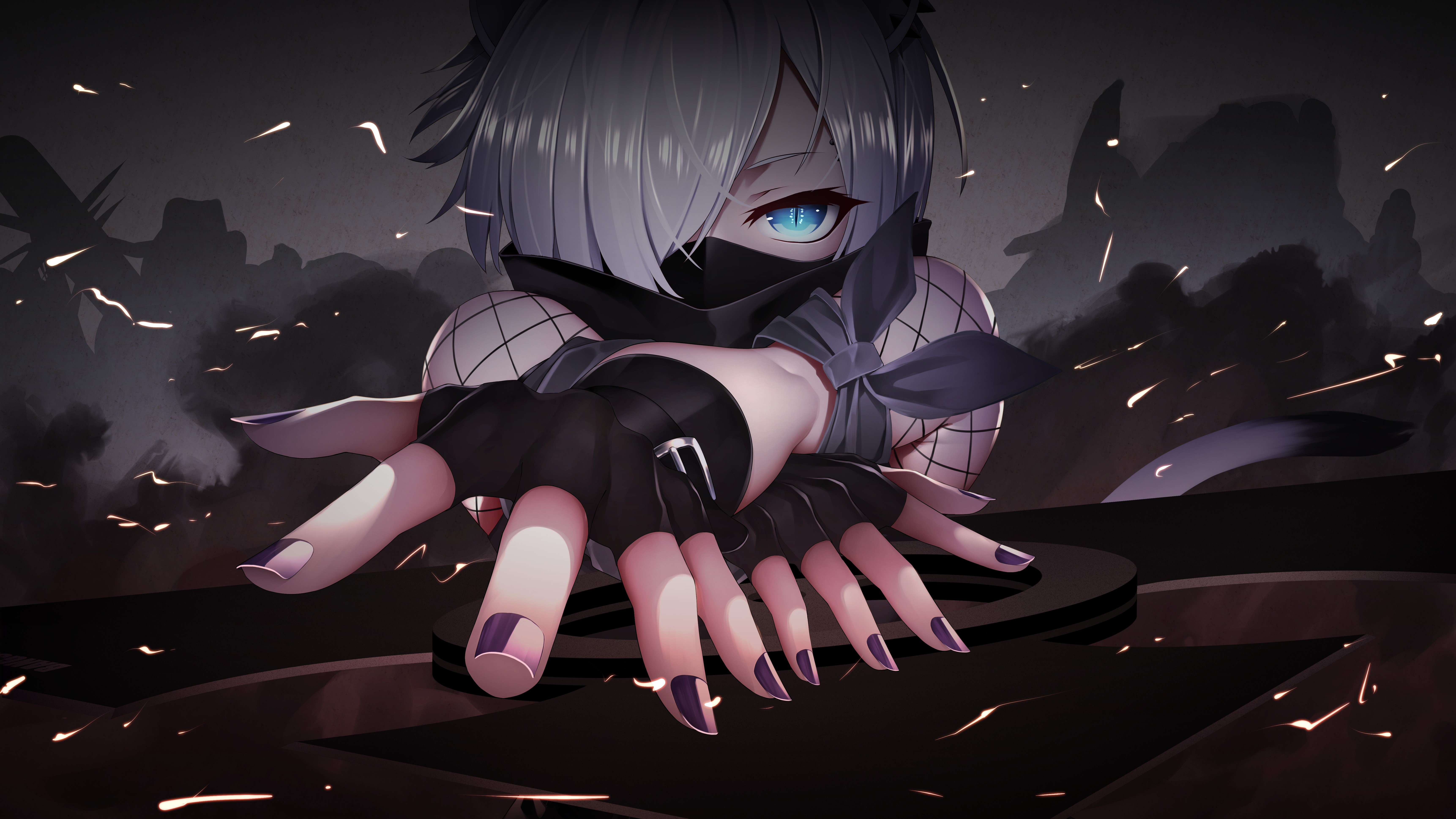 Shirayuki from Arknights HD Wallpaper