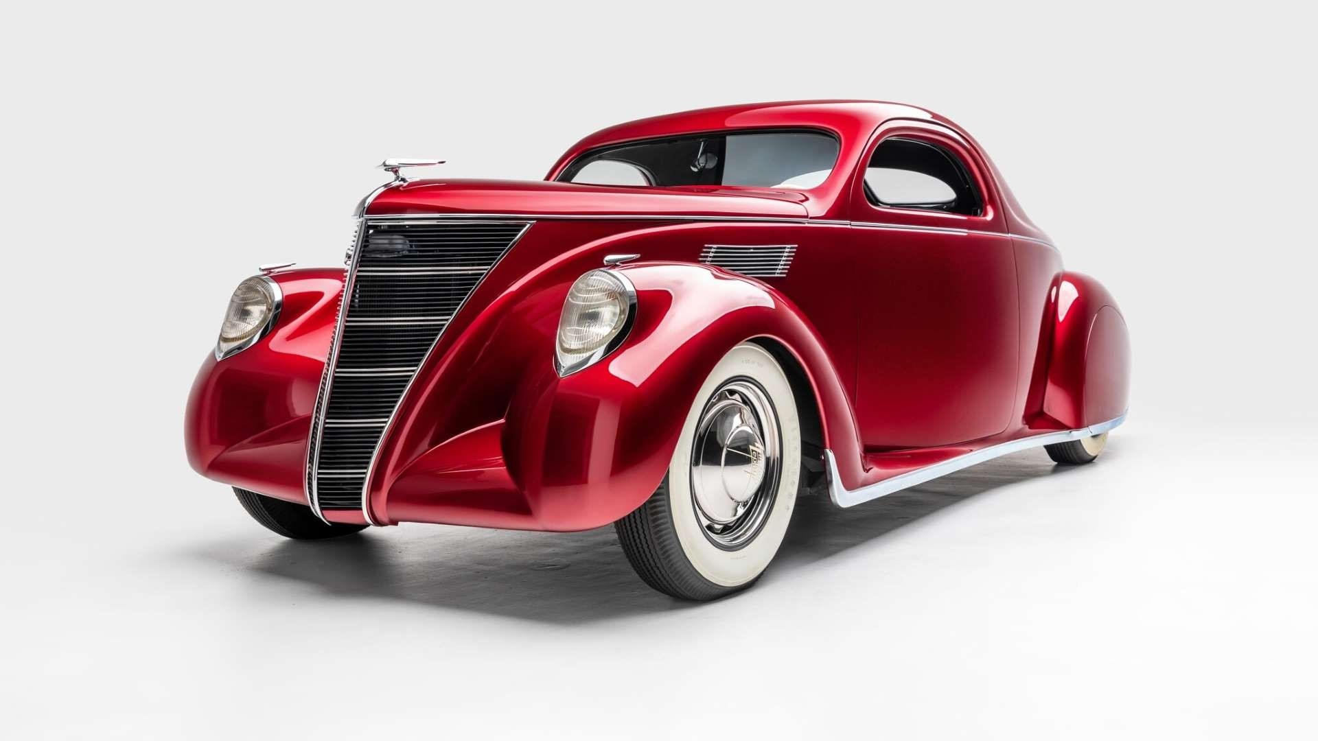 1937 Lincoln Zephyr Coupe HD Wallpaper