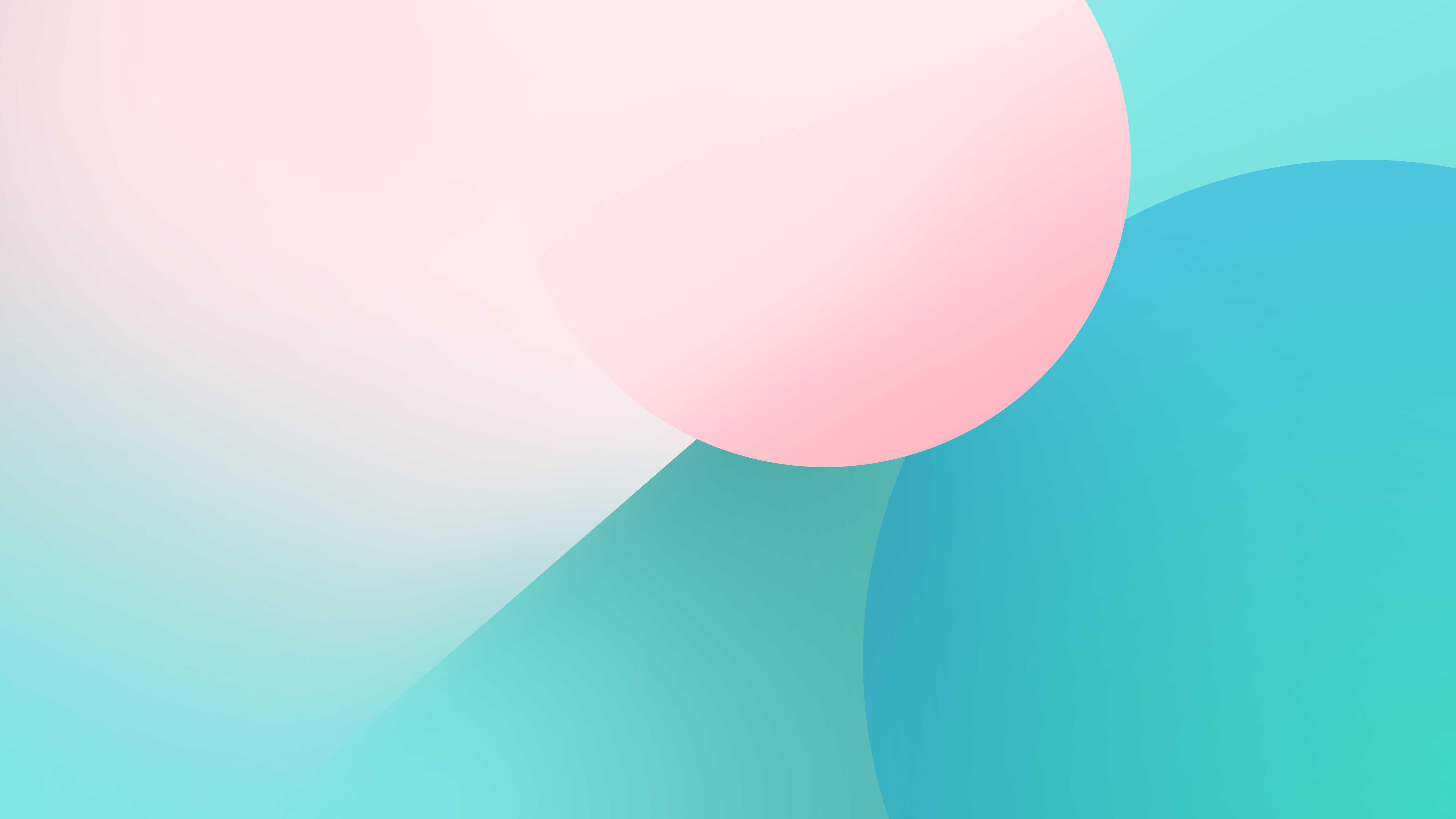 Minimalist Pastel Shapes 4K Windows 10 HD Wallpaper