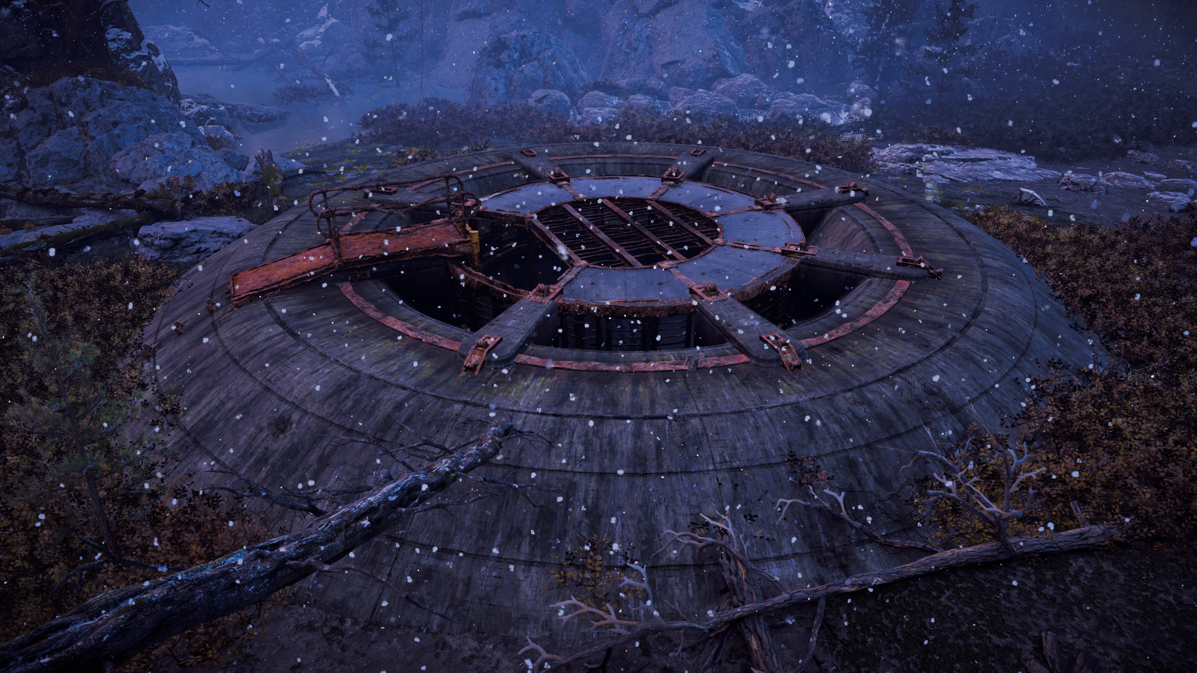 Overgrown Vault in Horizon Zero Dawn 4K HD Wallpaper