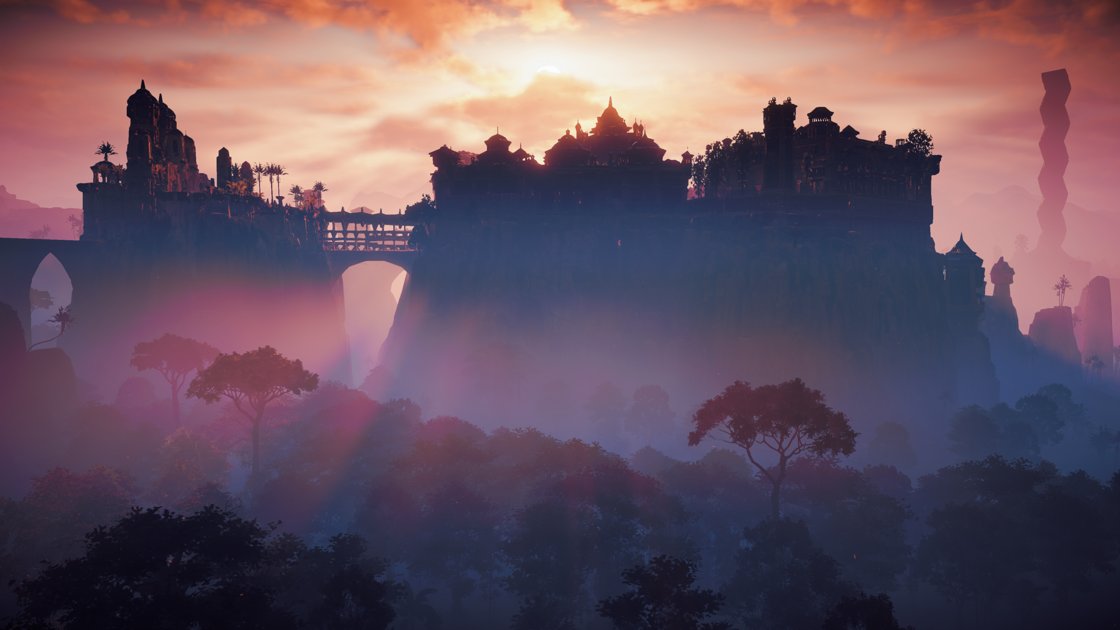 4K Horizon Zero Dawn Meridian mountain top HD Wallpaper
