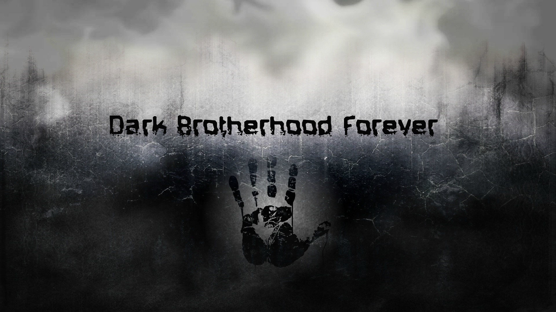 Dark Brotherhood Forever logo from The Elder Scrolls V: Skyrim HD Wallpaper