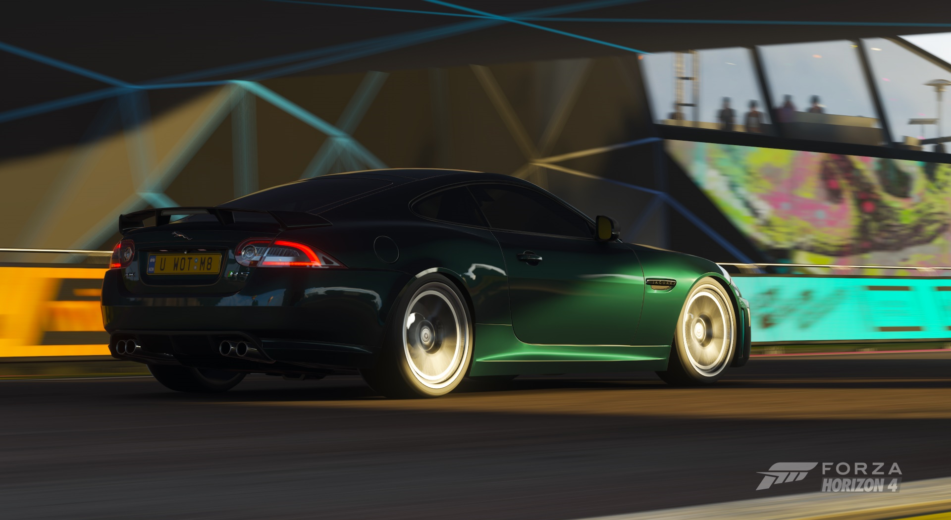 Green Jaguar XKRS from Forza Horizon 4 HD Wallpaper