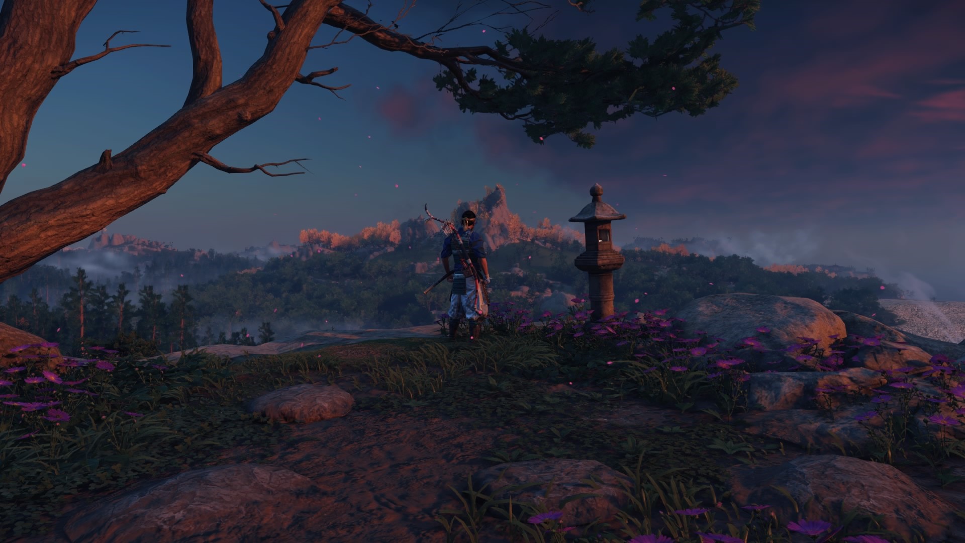 Ghost of Tsushima video game landscape HD Wallpaper