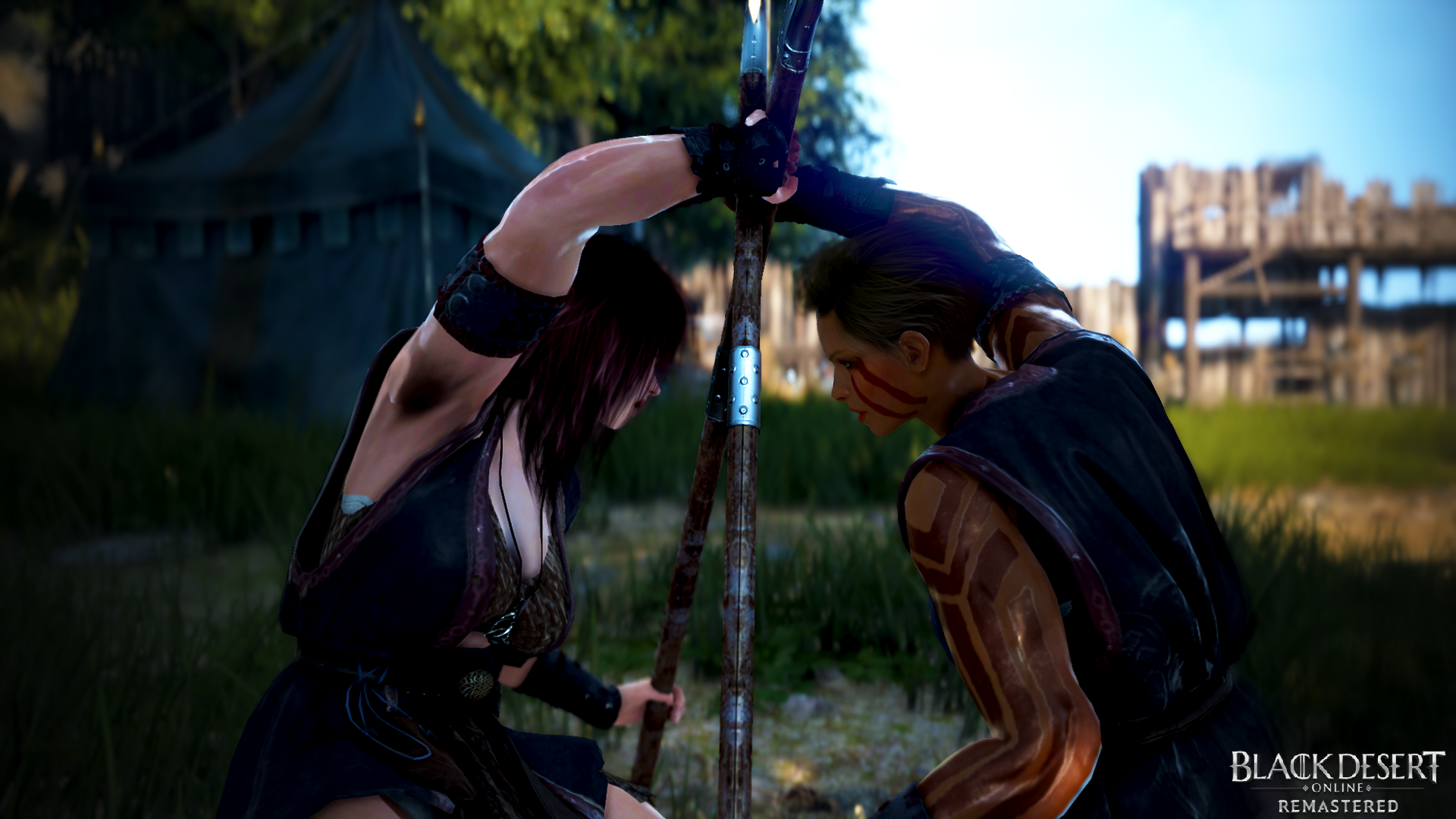 Two female characters in Black Desert Online HD Wallpaper