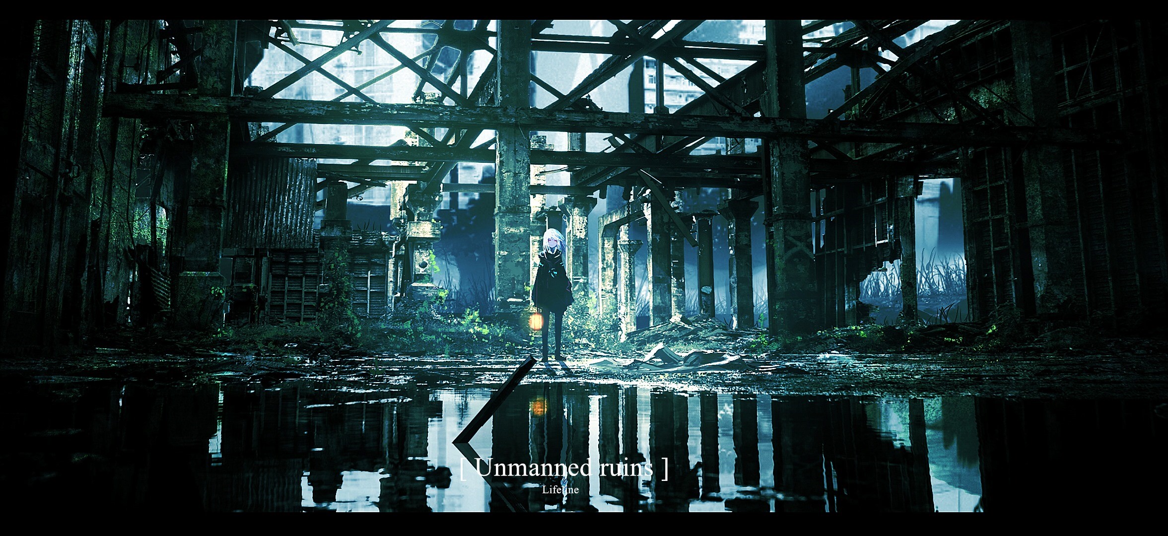 Lifeline from Unmanned Ruins HD Wallpaper