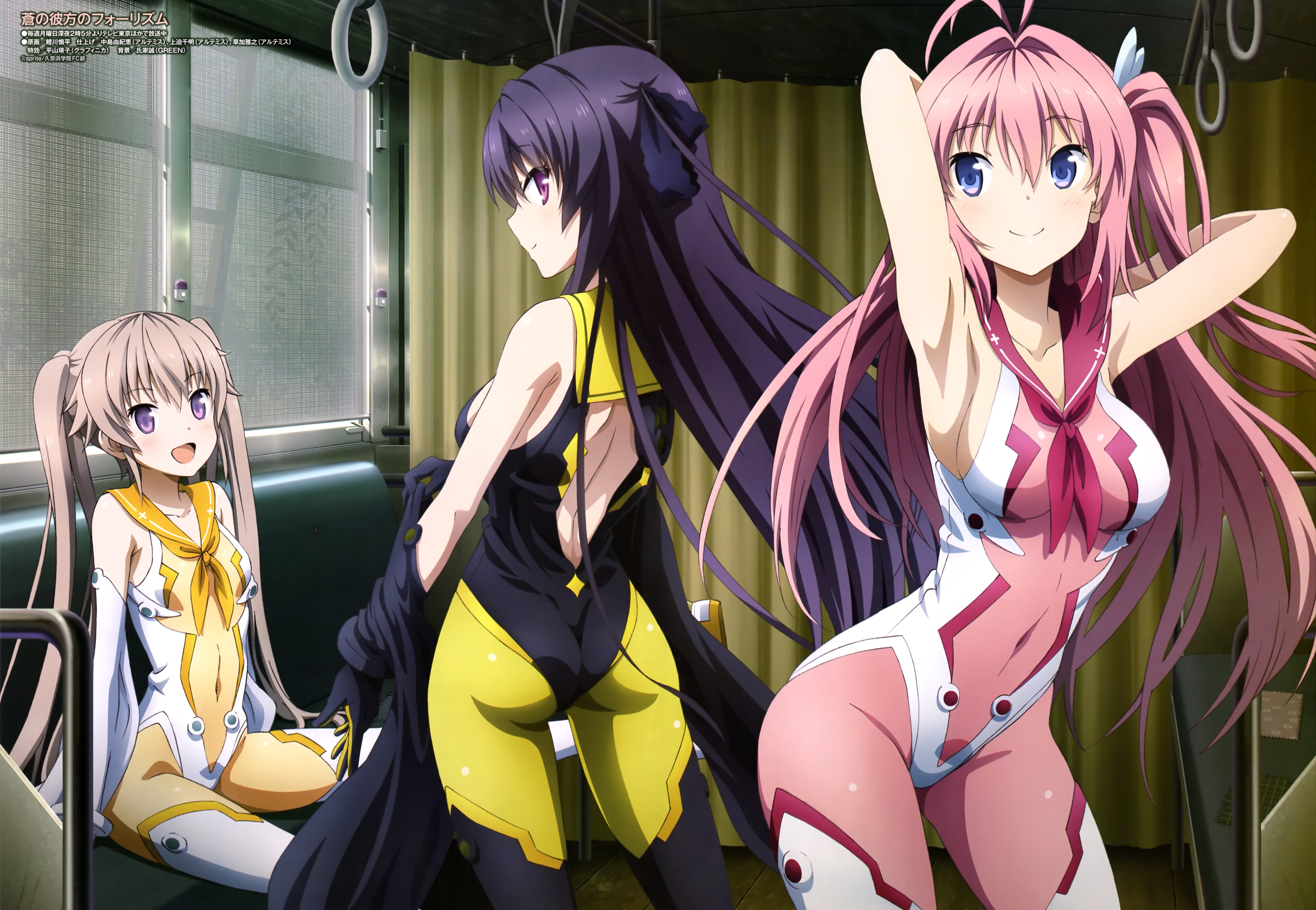 4K Anime Girls from Ao no Kanata no Four Rhythm HD Wallpaper