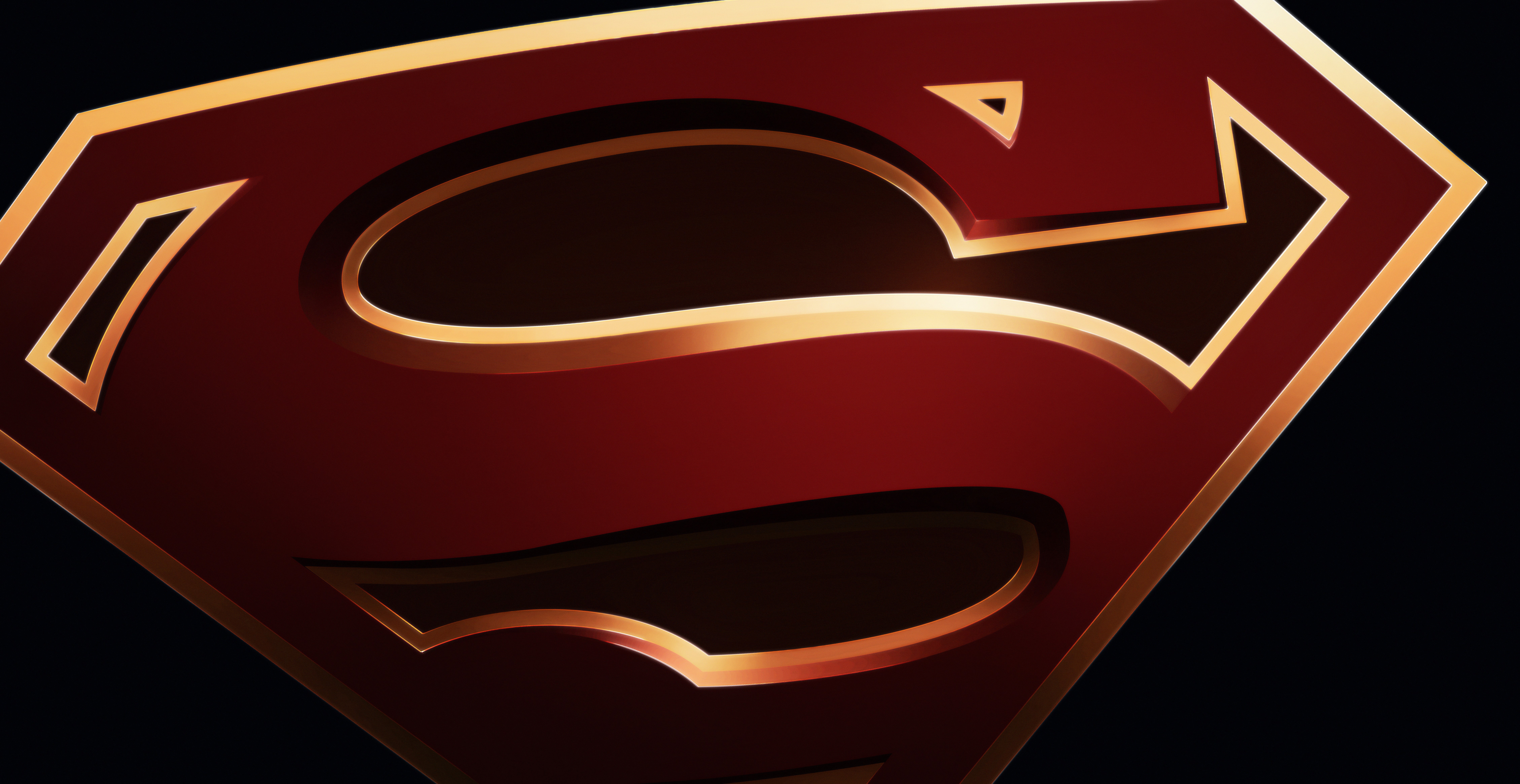 Superman logo 4K HD Wallpaper