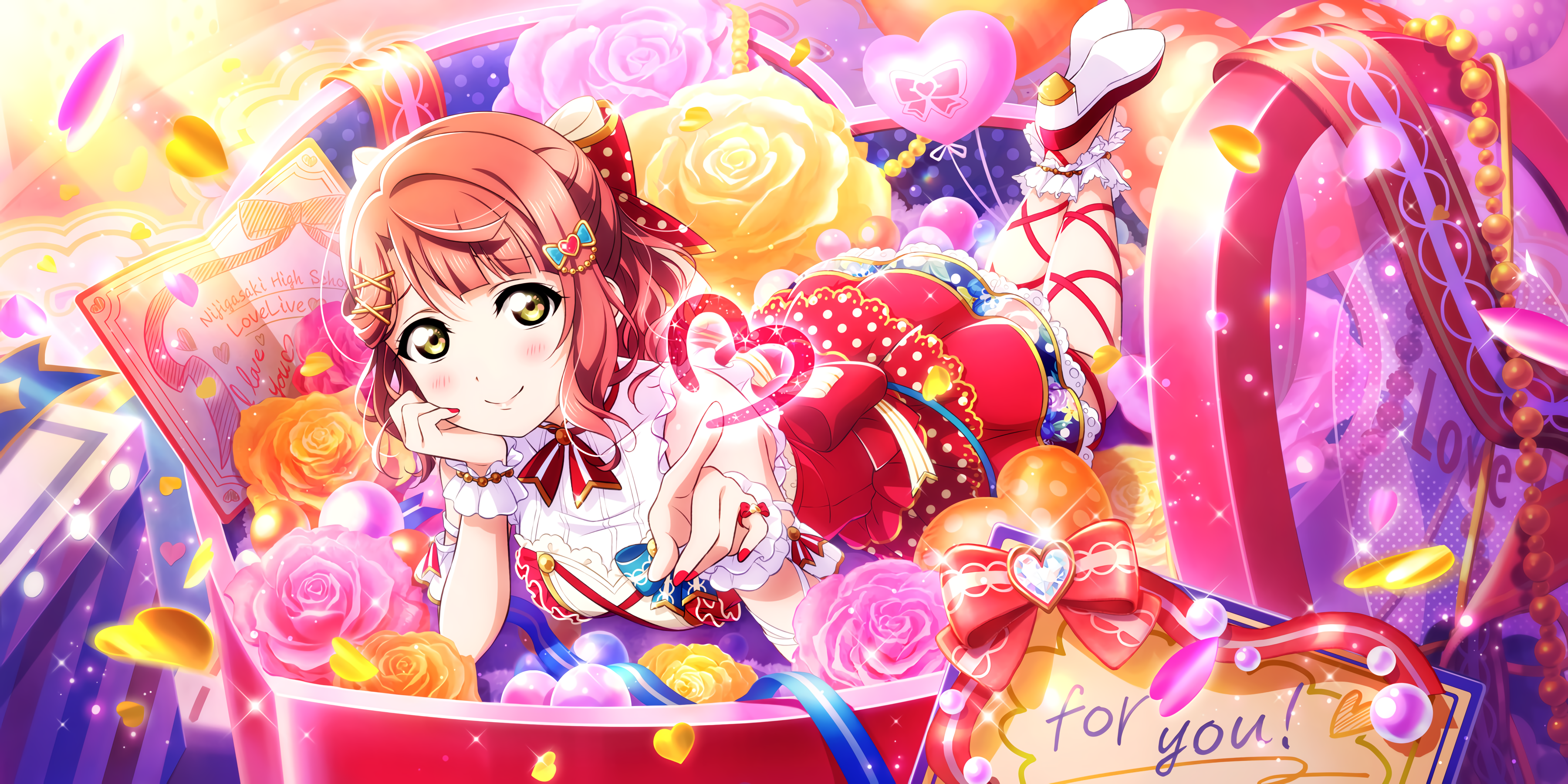 Uehara Ayumu from Love Live! Sunshine!! HD Wallpaper