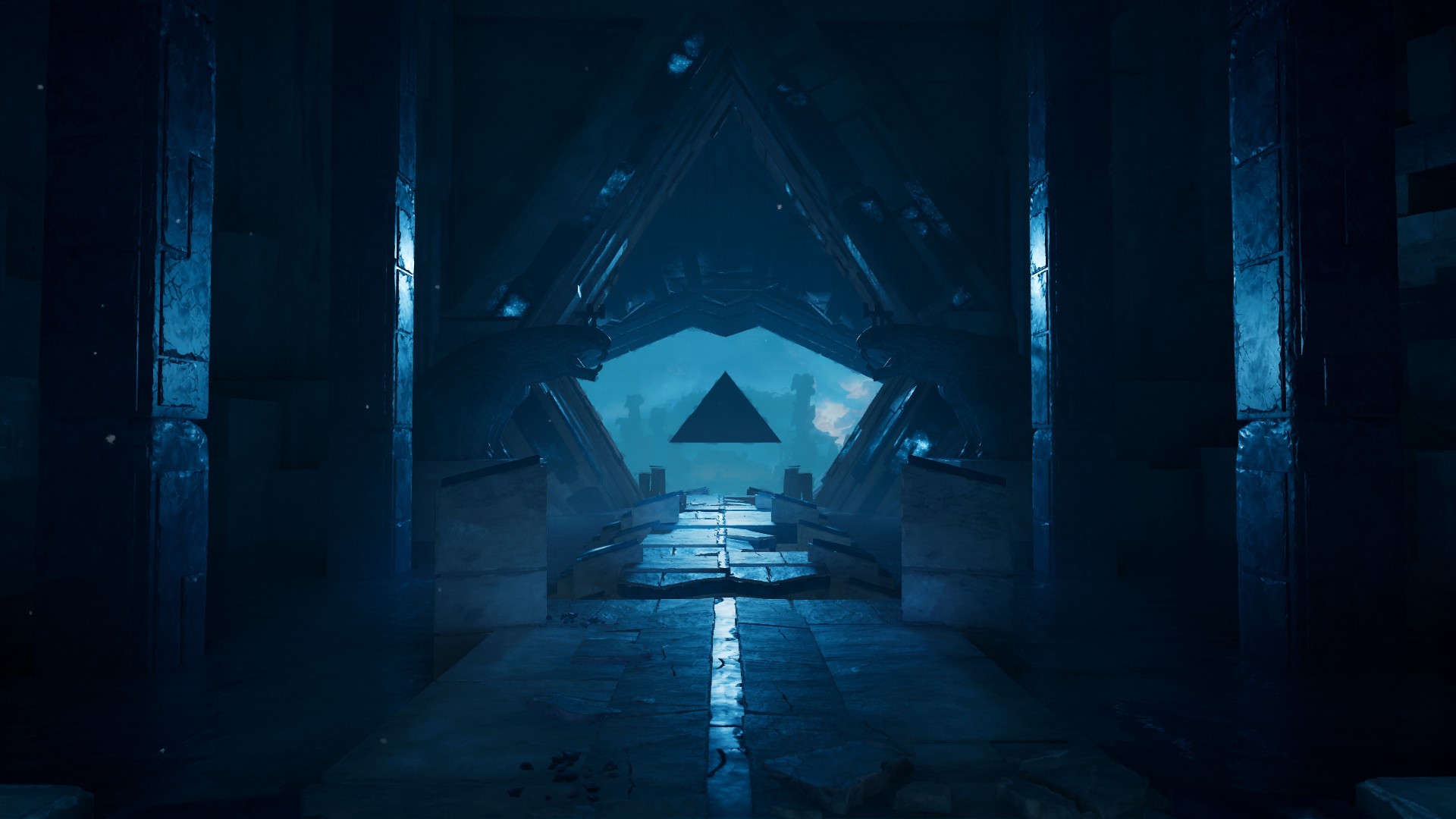 Assassin's Creed Odyssey: Atlantis Temple Entrance HD Wallpaper